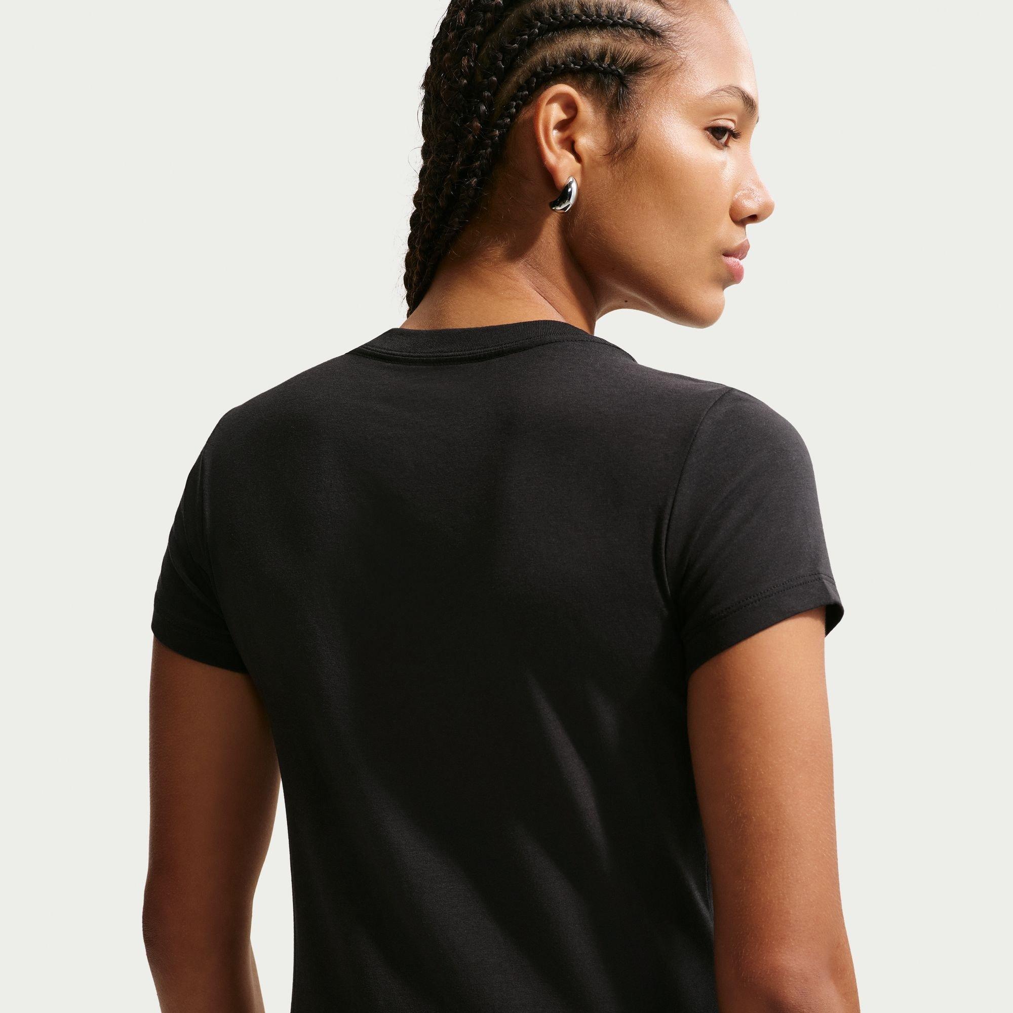 Black - Nike - Sportswear Chill Knit T-Shirt Womens - 2