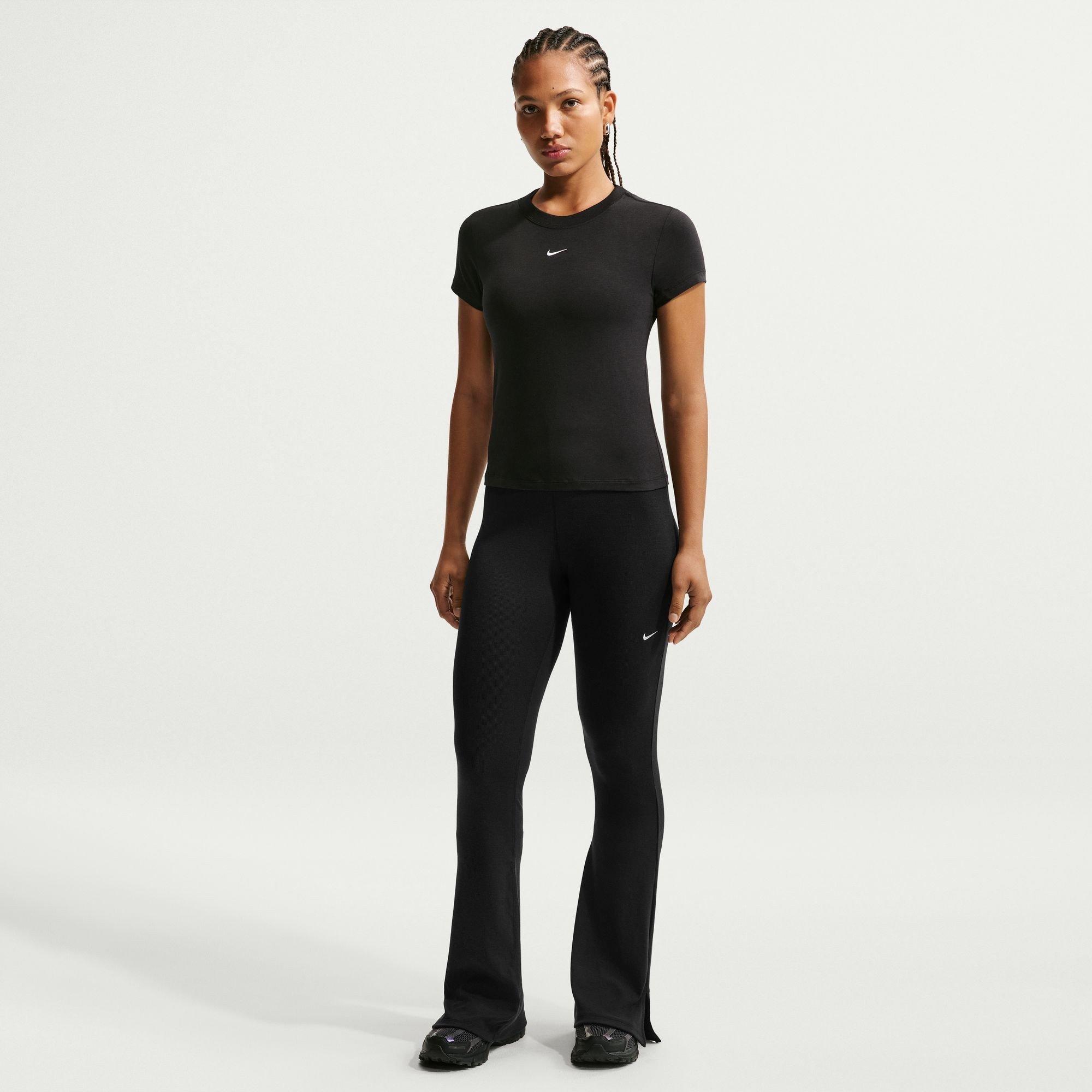 Black - Nike - Sportswear Chill Knit T-Shirt Womens - 7
