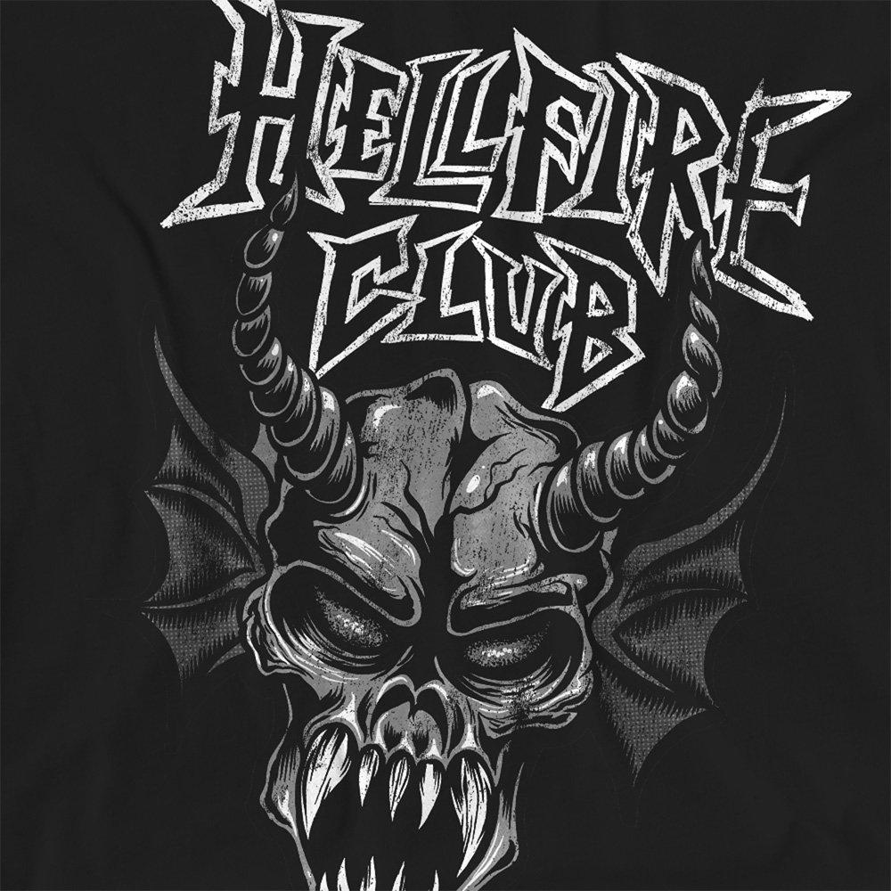 Black - Stranger Things - Stranger Things Hellfire Demon Face T-Shirt Black - 2