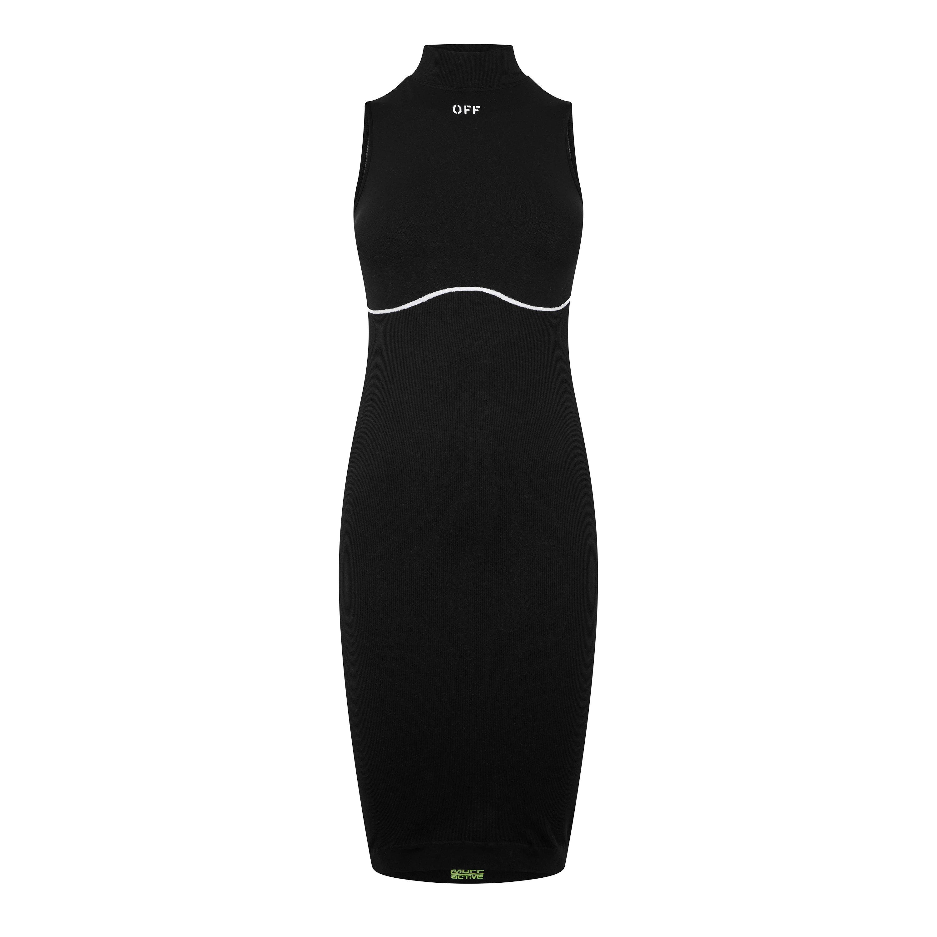 Black - Off White - Women's - Seamless Logo Mini Dress - 1