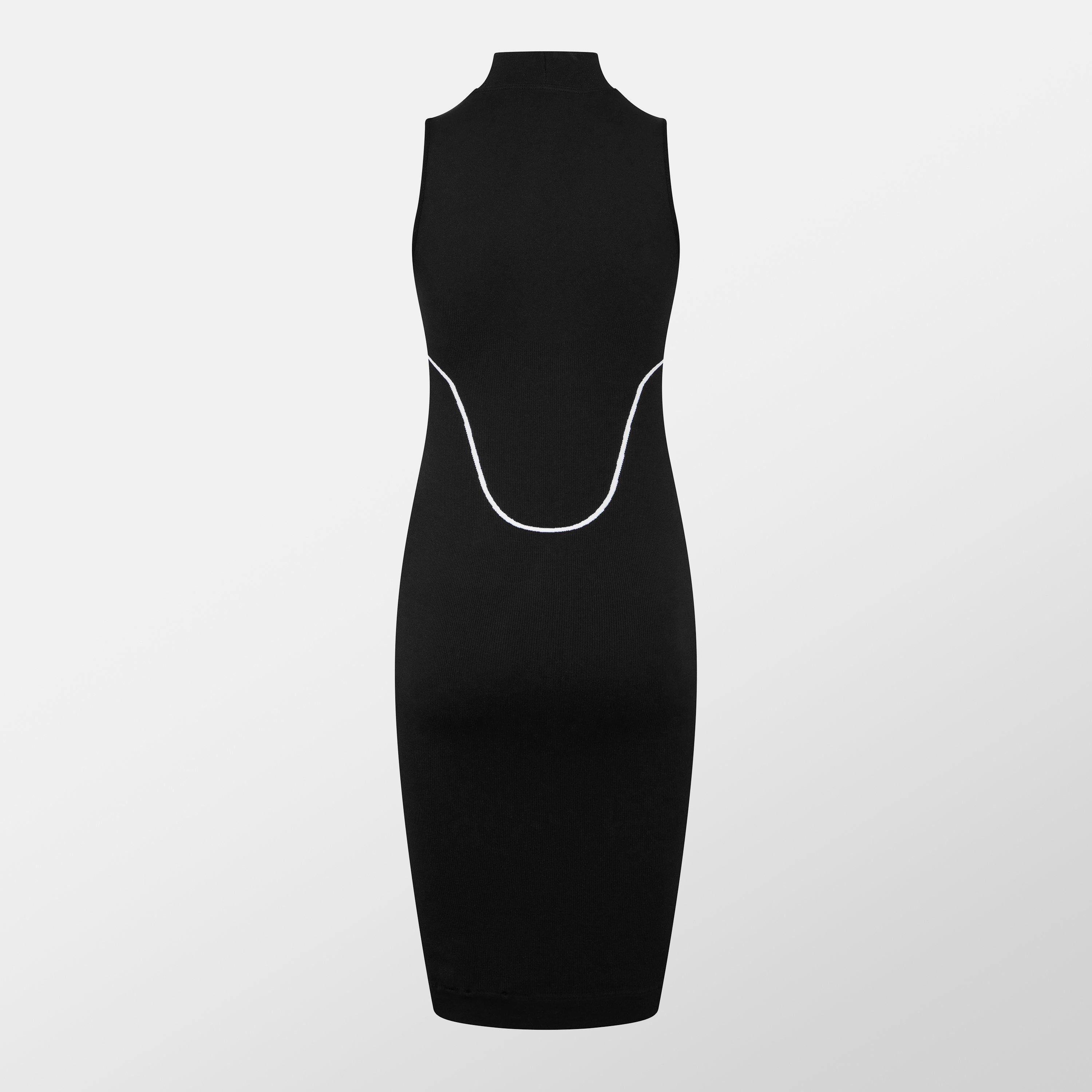 Black - Off White - Women's Off Stamp Seamless Minidress Athletic Dress - 2