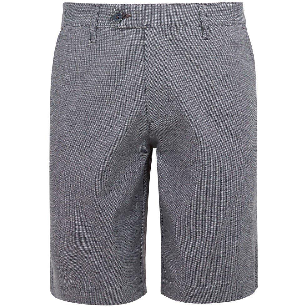 Blu - Ted Baker - Men's Semi Plain Cotton Chino Shorts - 4