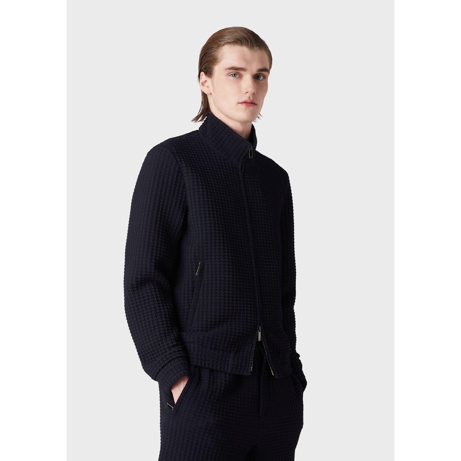 Emporio Armani Men's Bomber Jacket - Navy - XL