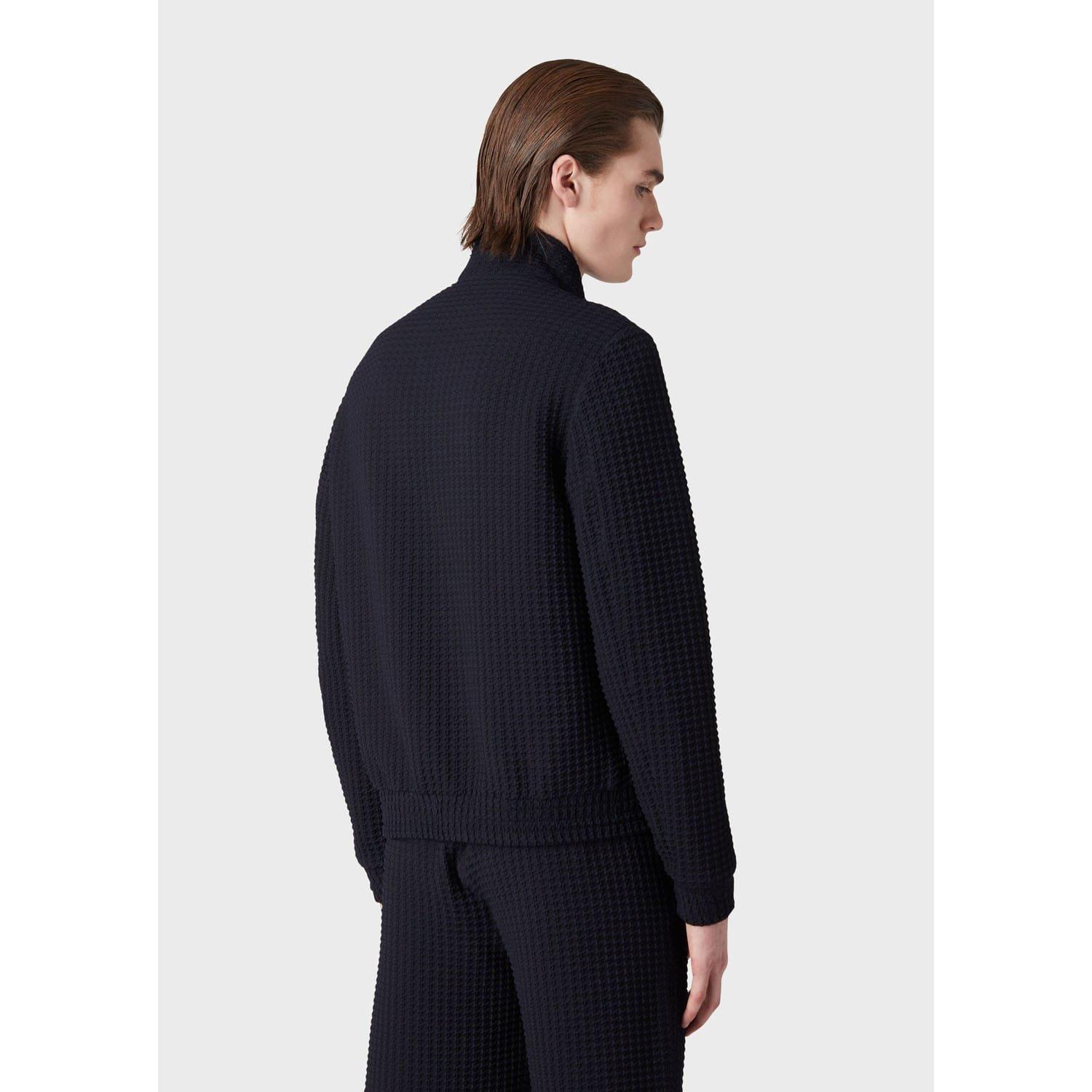 Navy - Emporio Armani - Bomber Jacket - 2