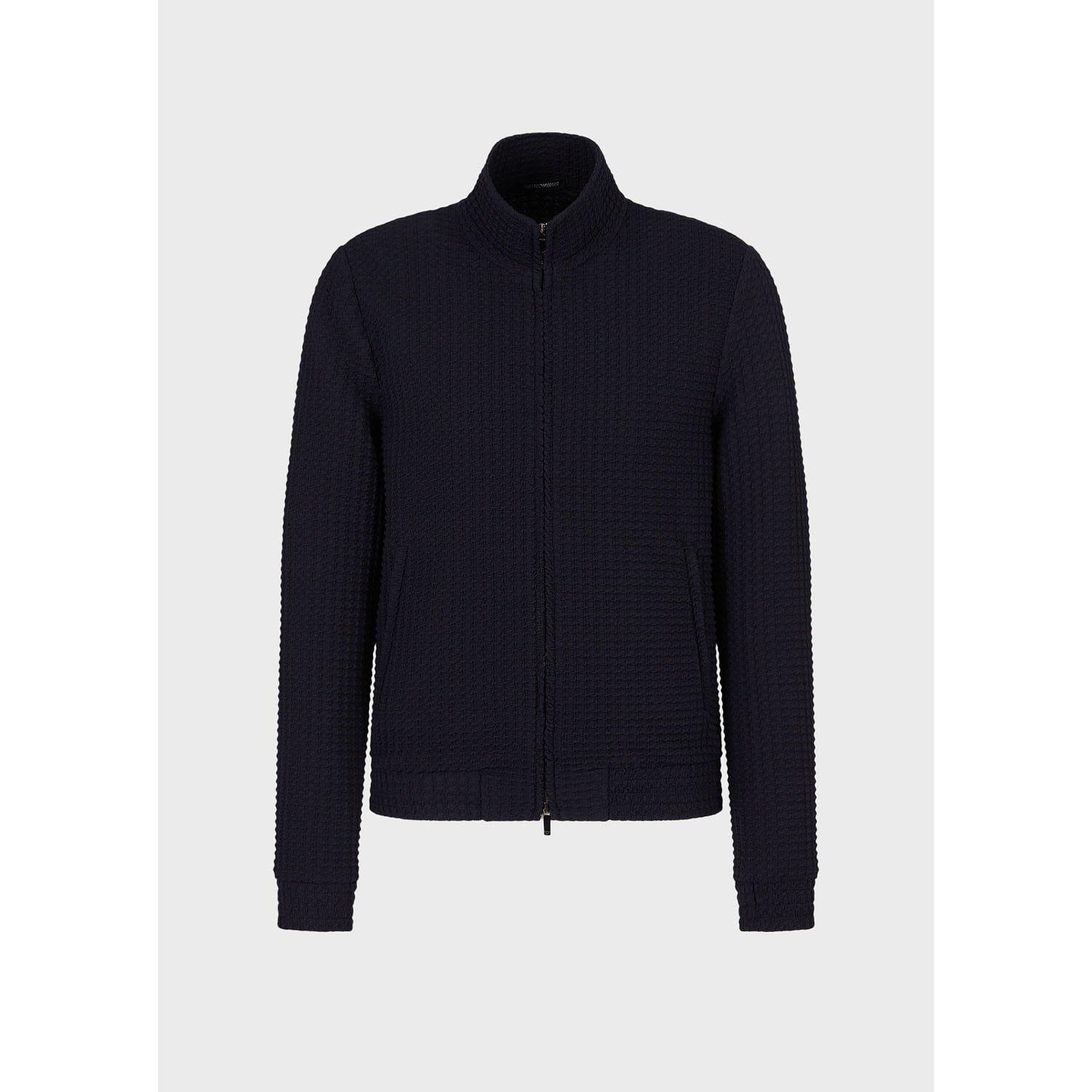 Navy - Emporio Armani - Bomber Jacket - 3