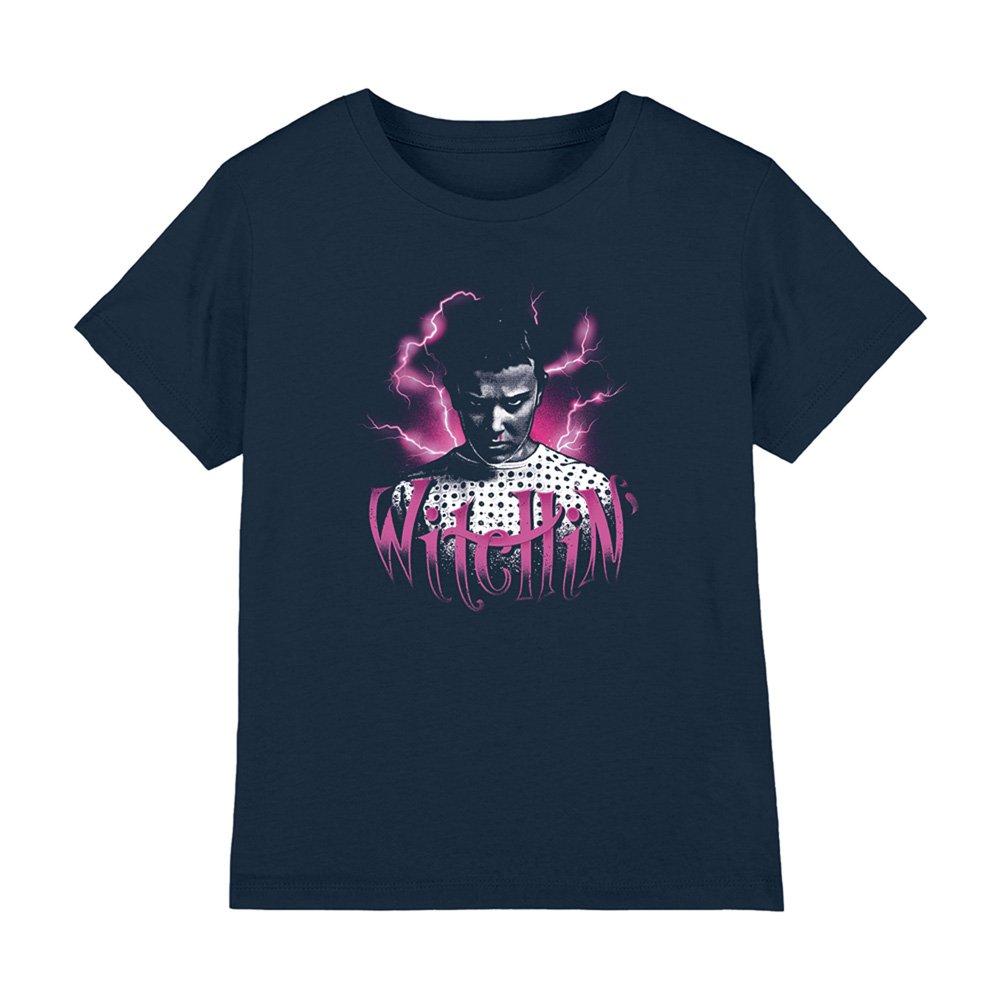 Navy - Stranger Things - Stranger Things Eleven Witchin Kids T-Shirt Navy - 1