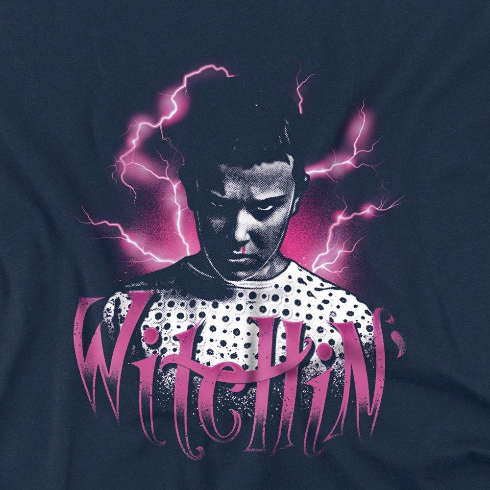 Navy - Stranger Things - Stranger Things Eleven Witchin Kids T-Shirt Navy - 2