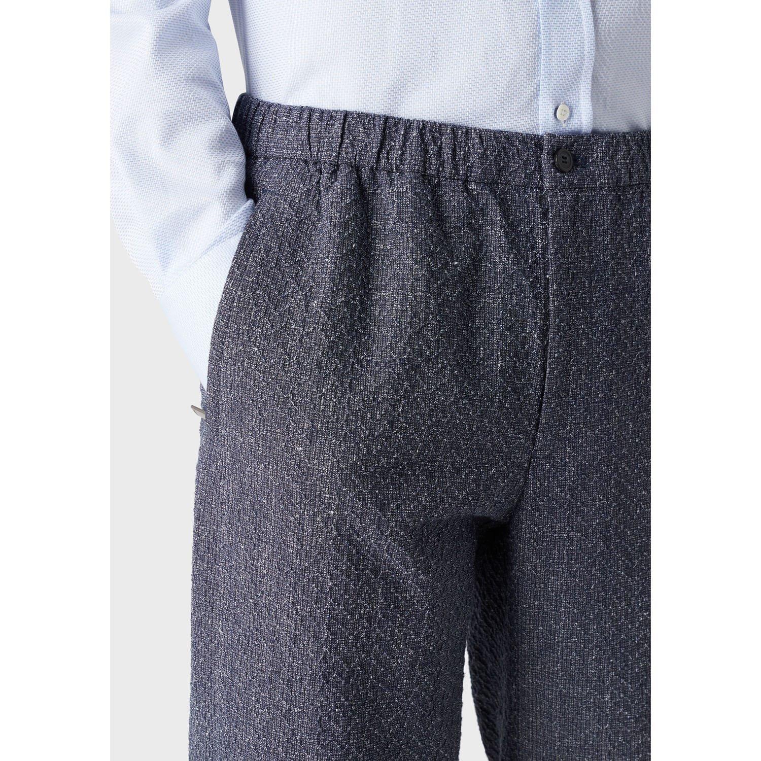 Navy - Emporio Armani - Trousers - 4