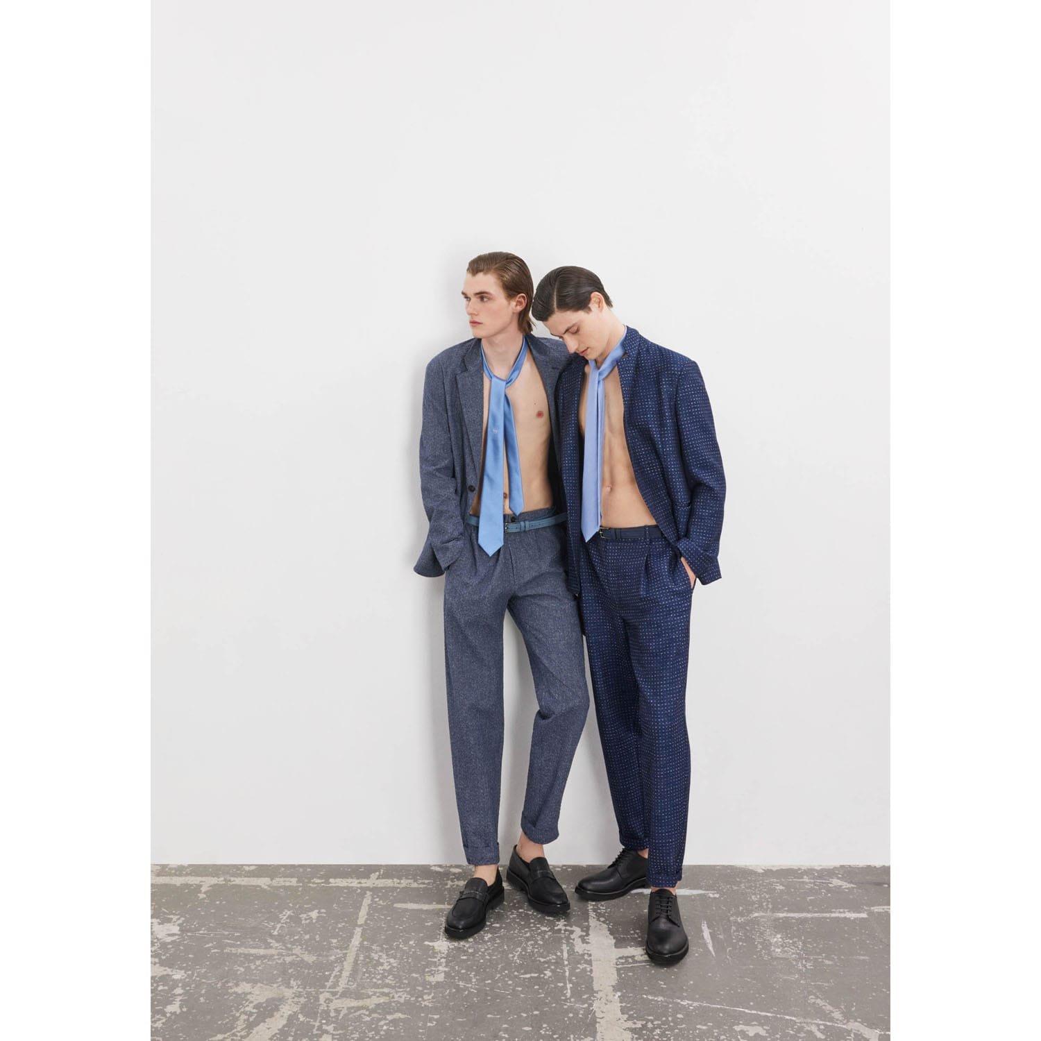 Navy - Emporio Armani - Trousers - 6