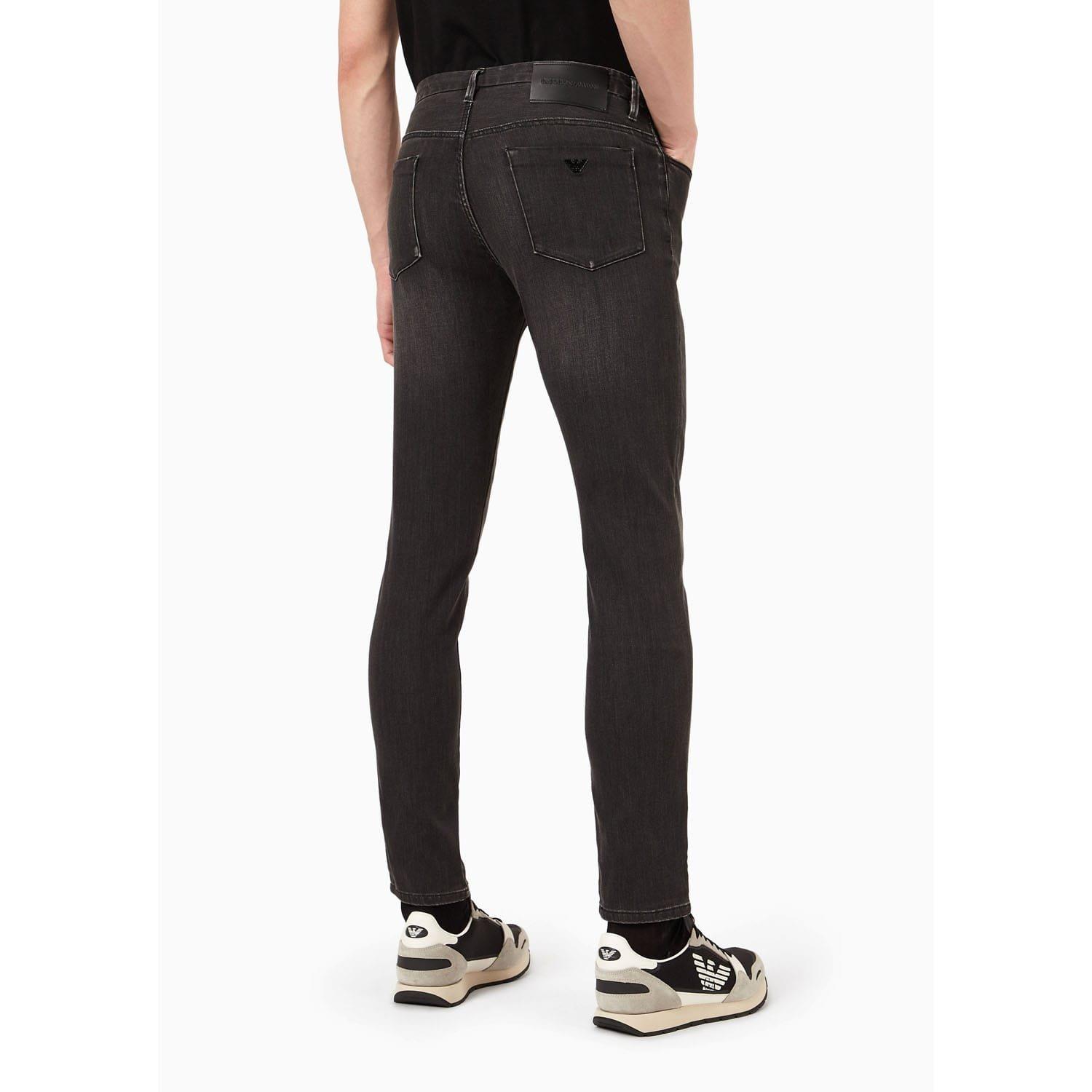 Black - Emporio Armani - J11 Skinny-Fit Jeans - 2
