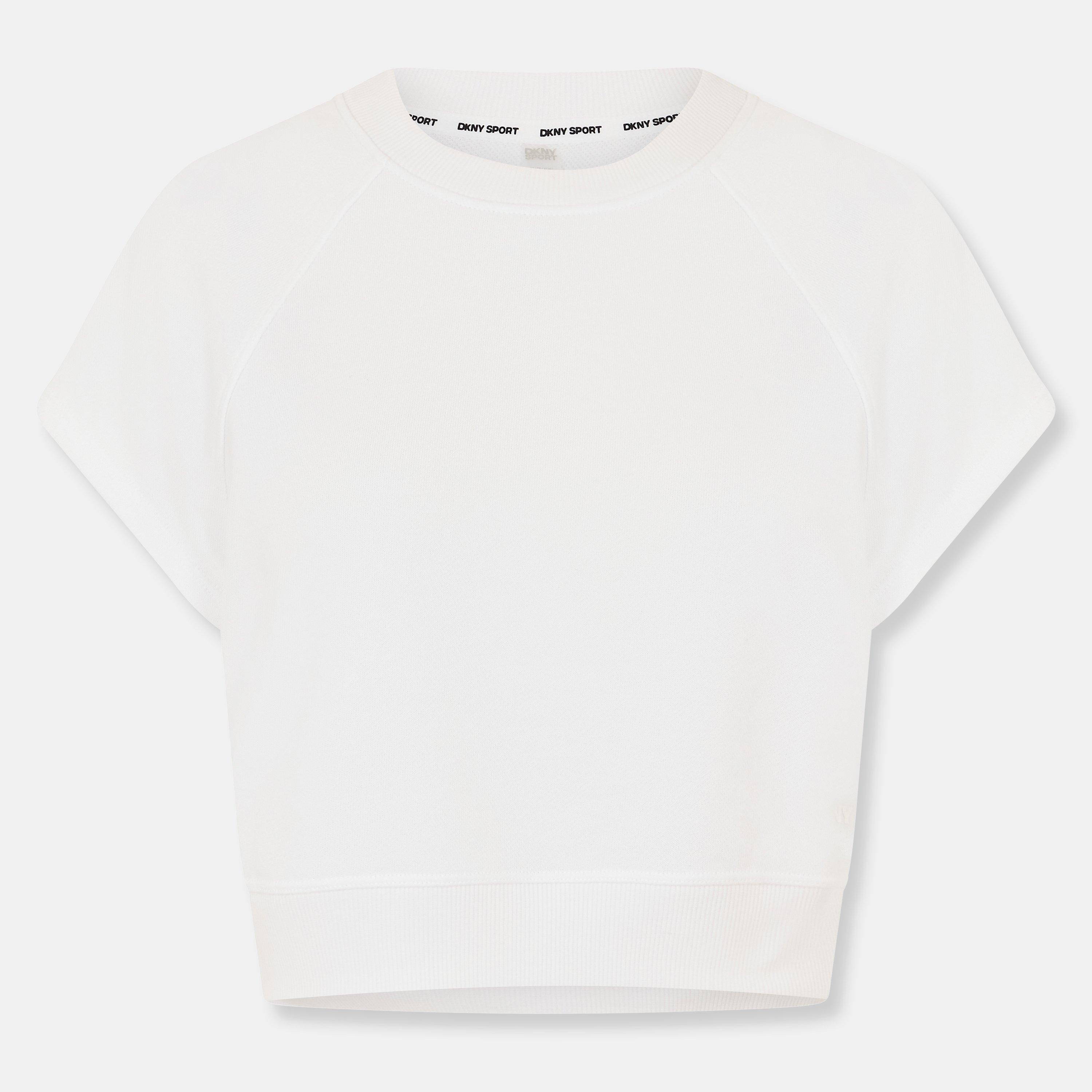 Dkny Women's Logo Crew Neck Jumper - White - 10 (S)