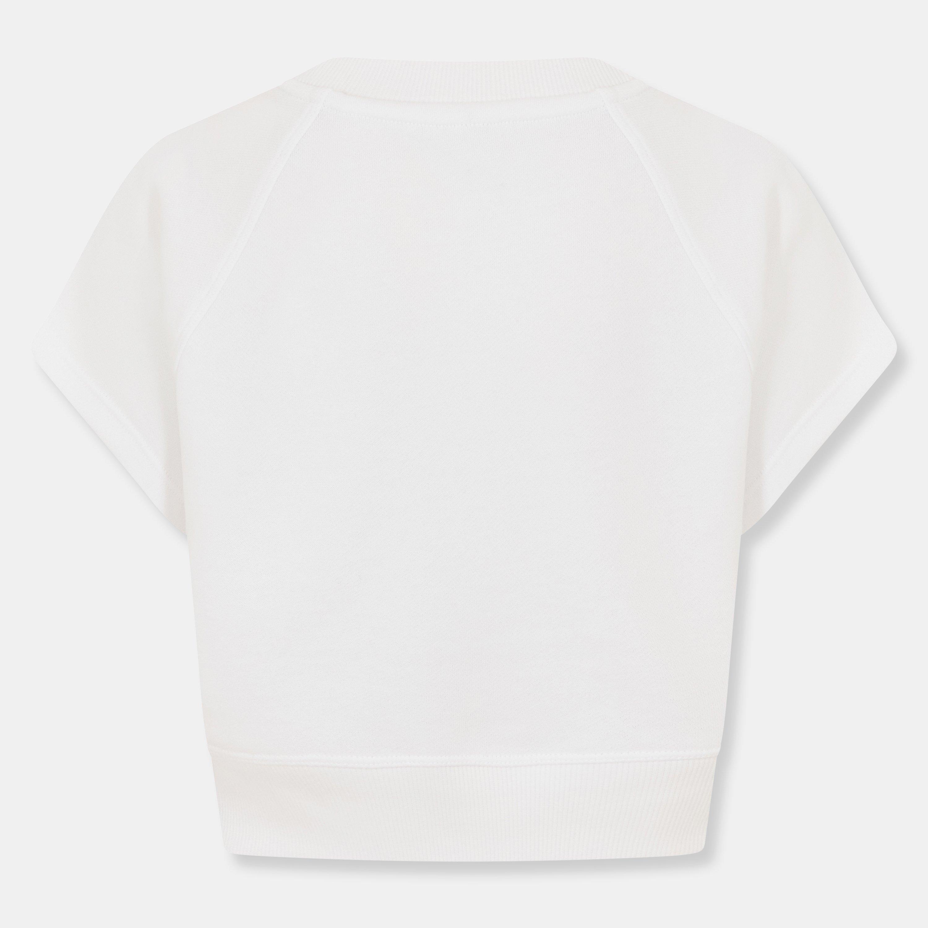White - DKNY - Women's Logo Crew Neck Jumper - 2