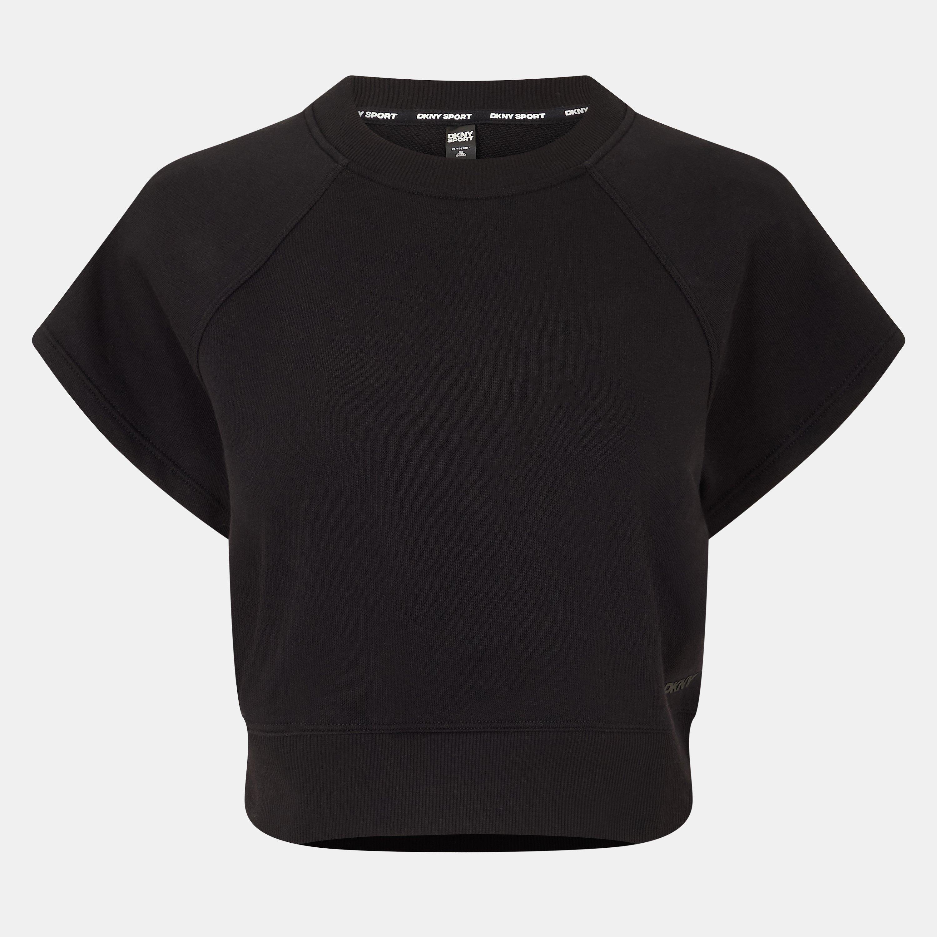 Dkny Women's Logo Crew Neck Jumper - Black - 12 (M)