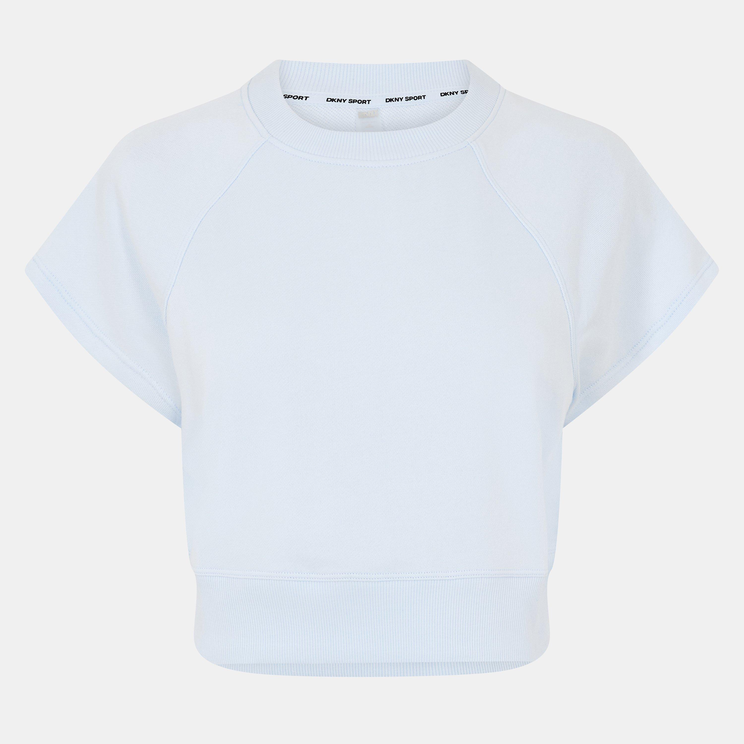 Dkny Women's Logo Crew Neck Jumper - Skyway Blue - 10 (S)