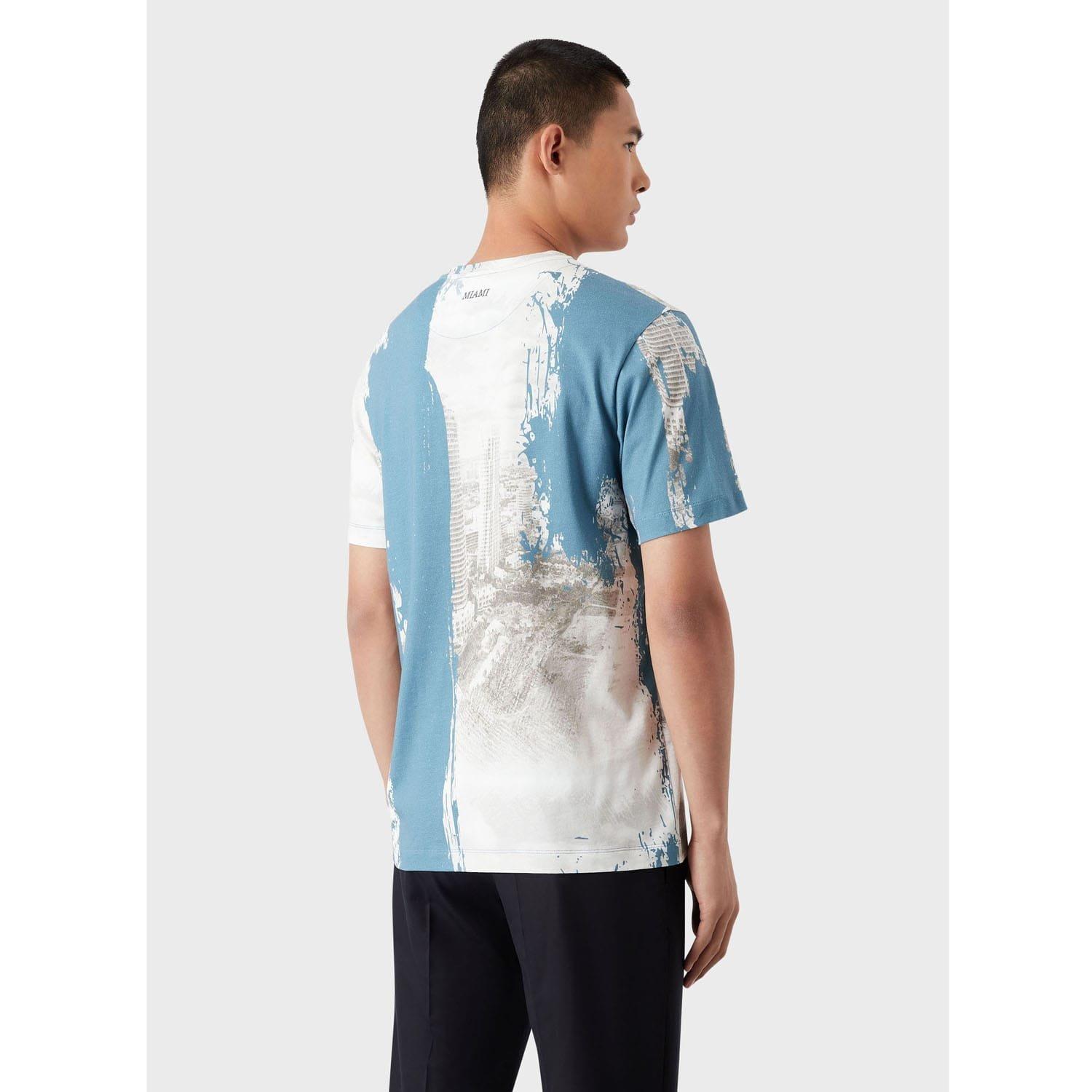 Blue-White - Emporio Armani - T-Shirt - 2
