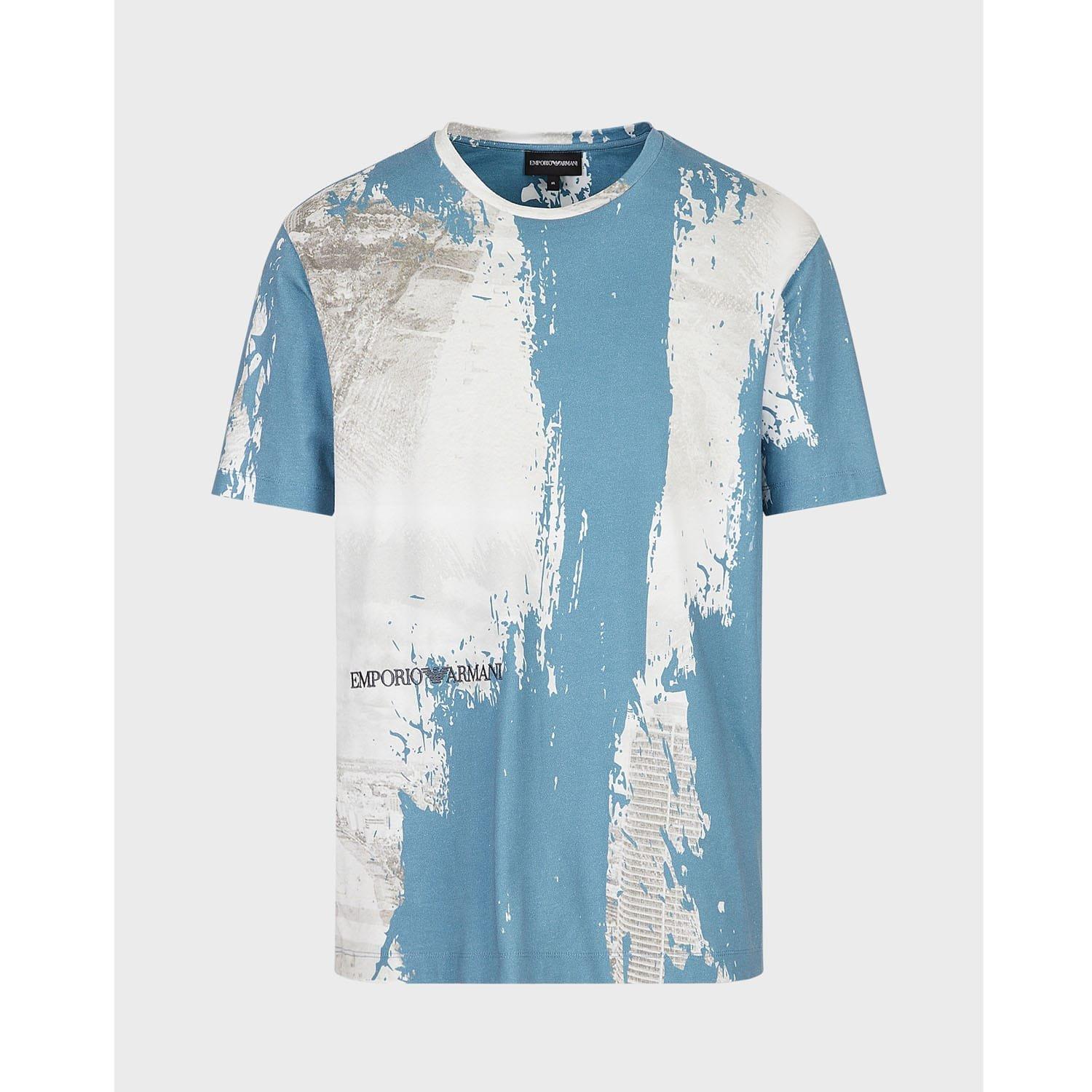 Blue-White - Emporio Armani - T-Shirt - 3