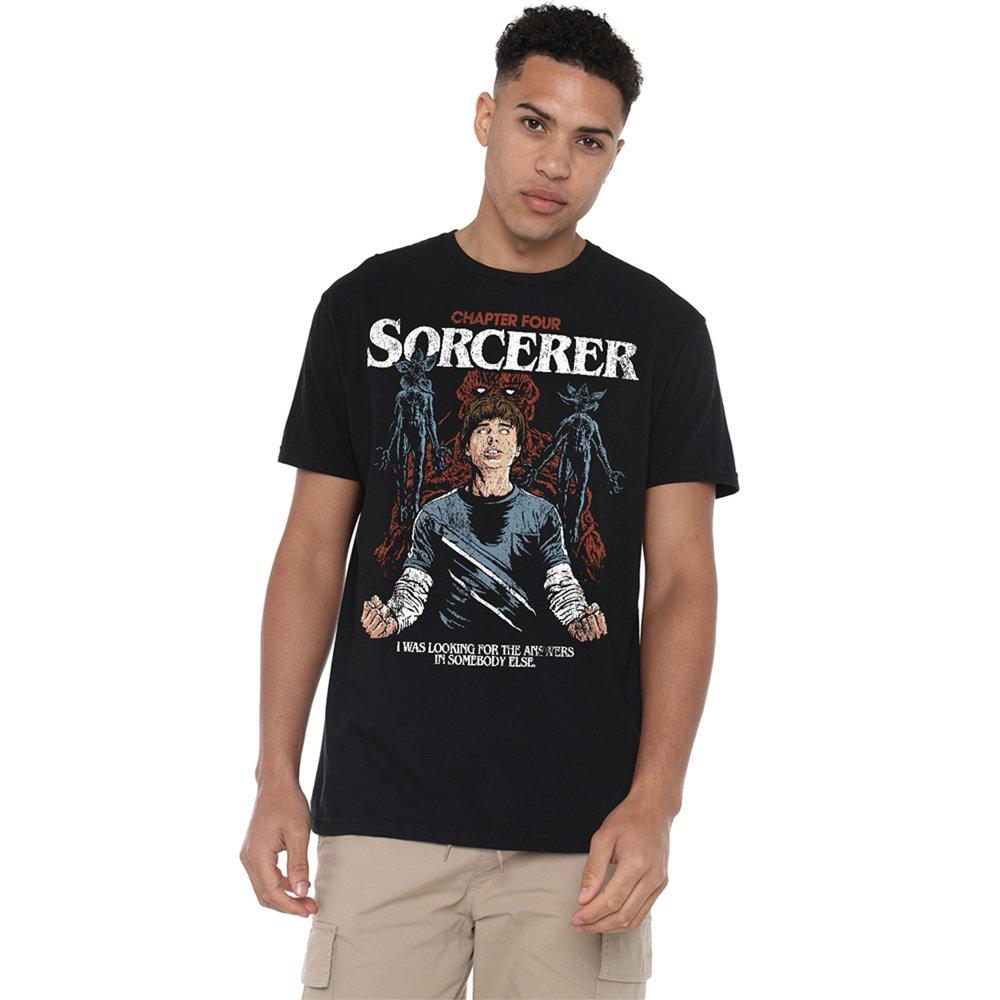 Black - Stranger Things - Stranger Things Will The Sorcerer T Shirt Black - 1