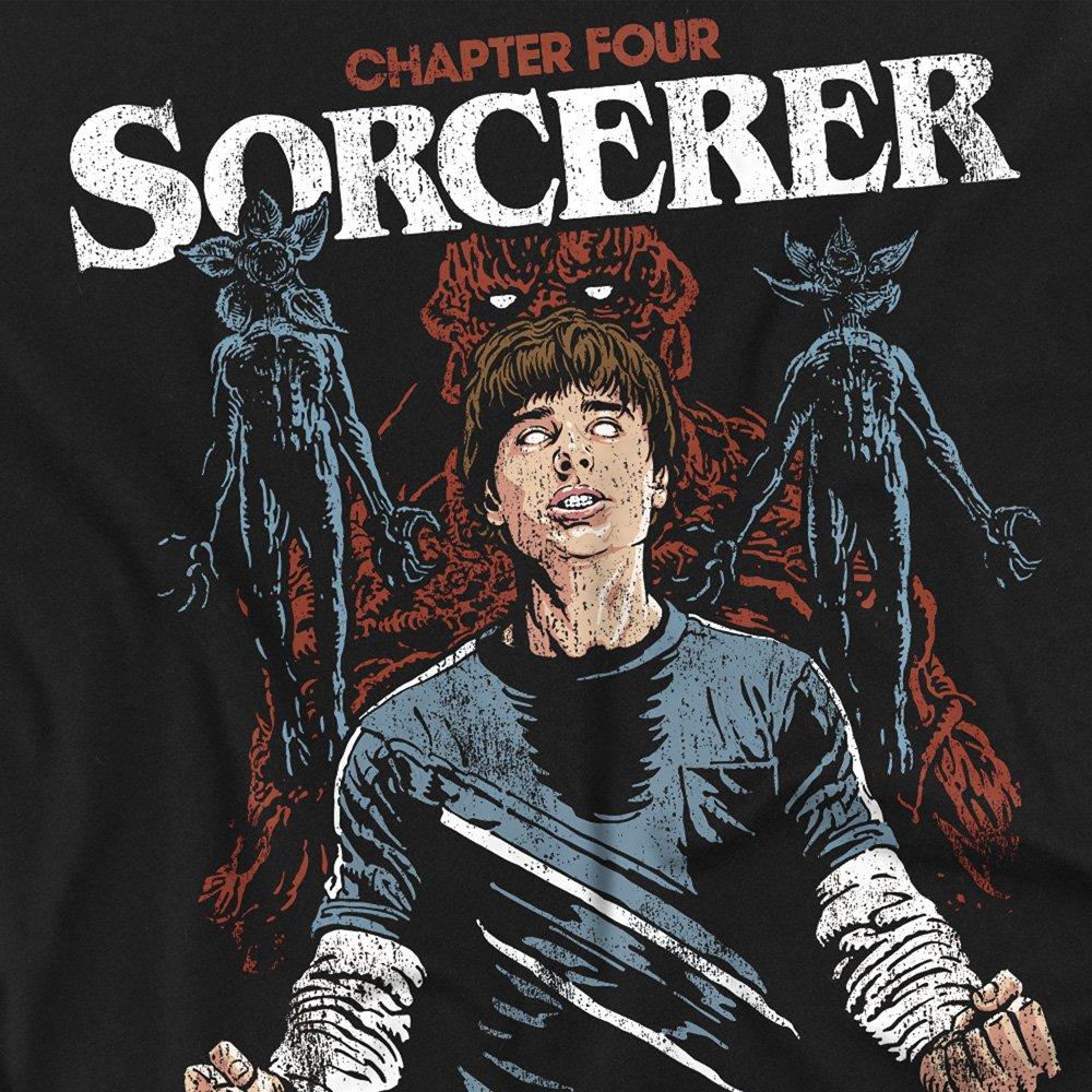 Black - Stranger Things - Stranger Things Will The Sorcerer T Shirt Black - 2