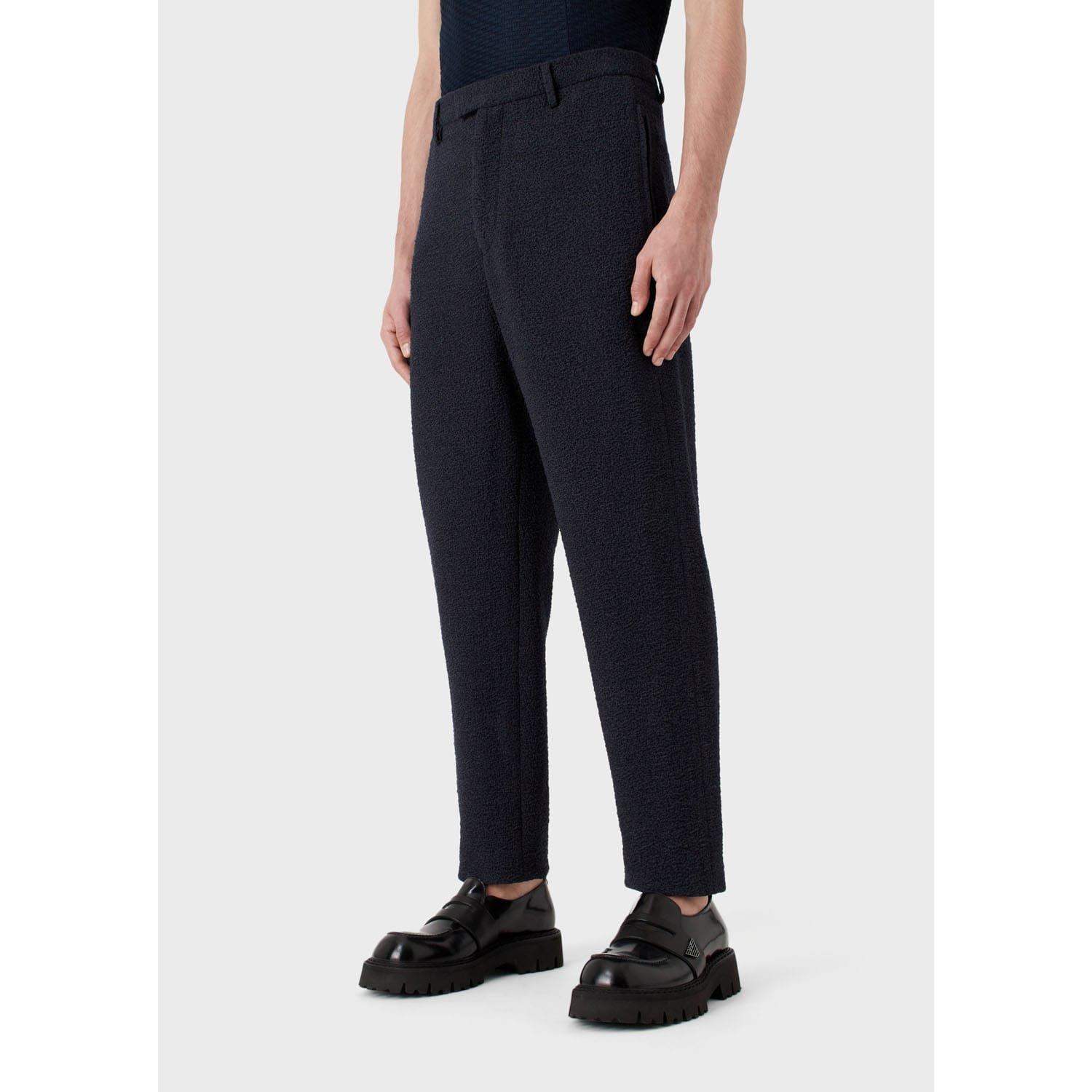 Blue - Emporio Armani - Trousers - 1