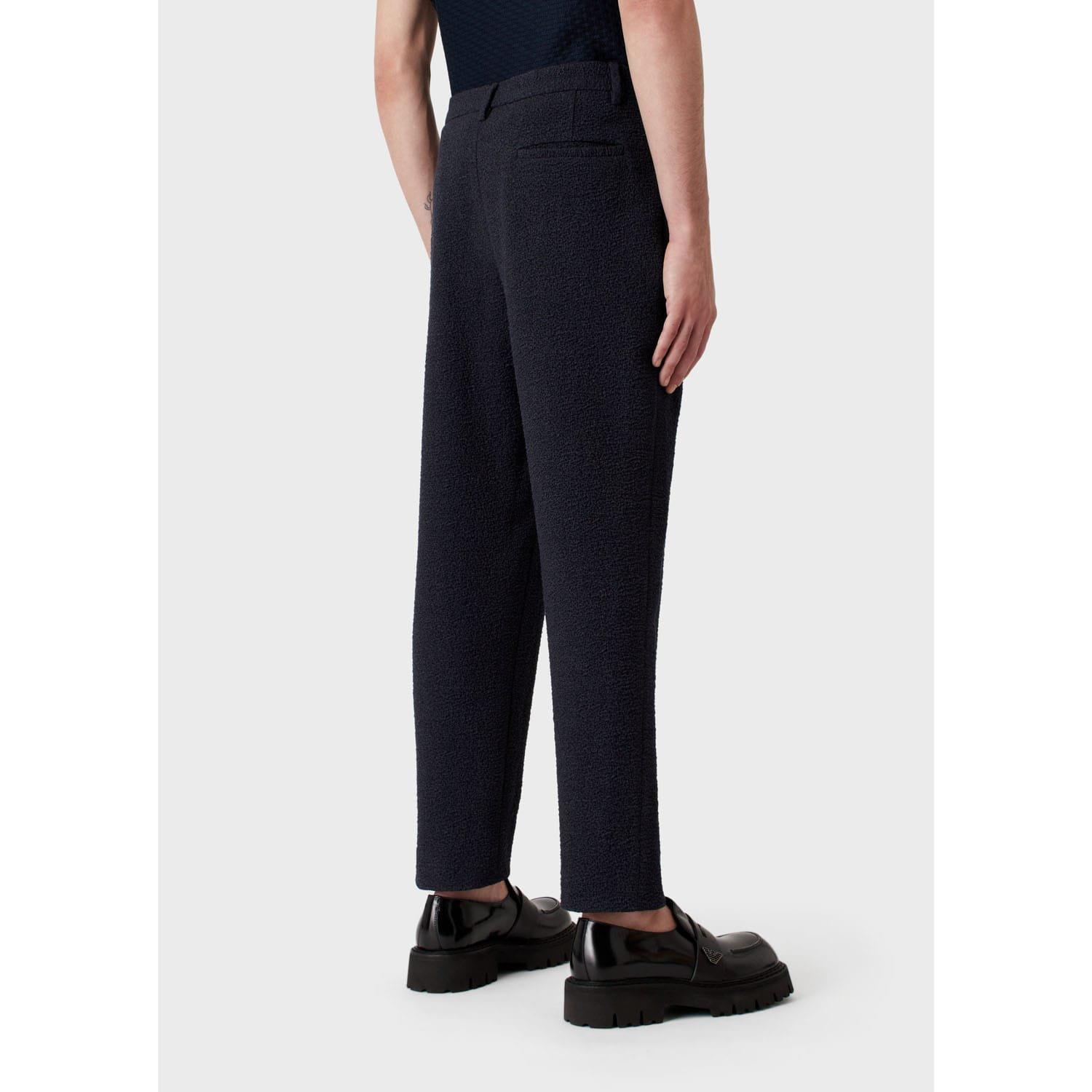 Blue - Emporio Armani - Trousers - 2