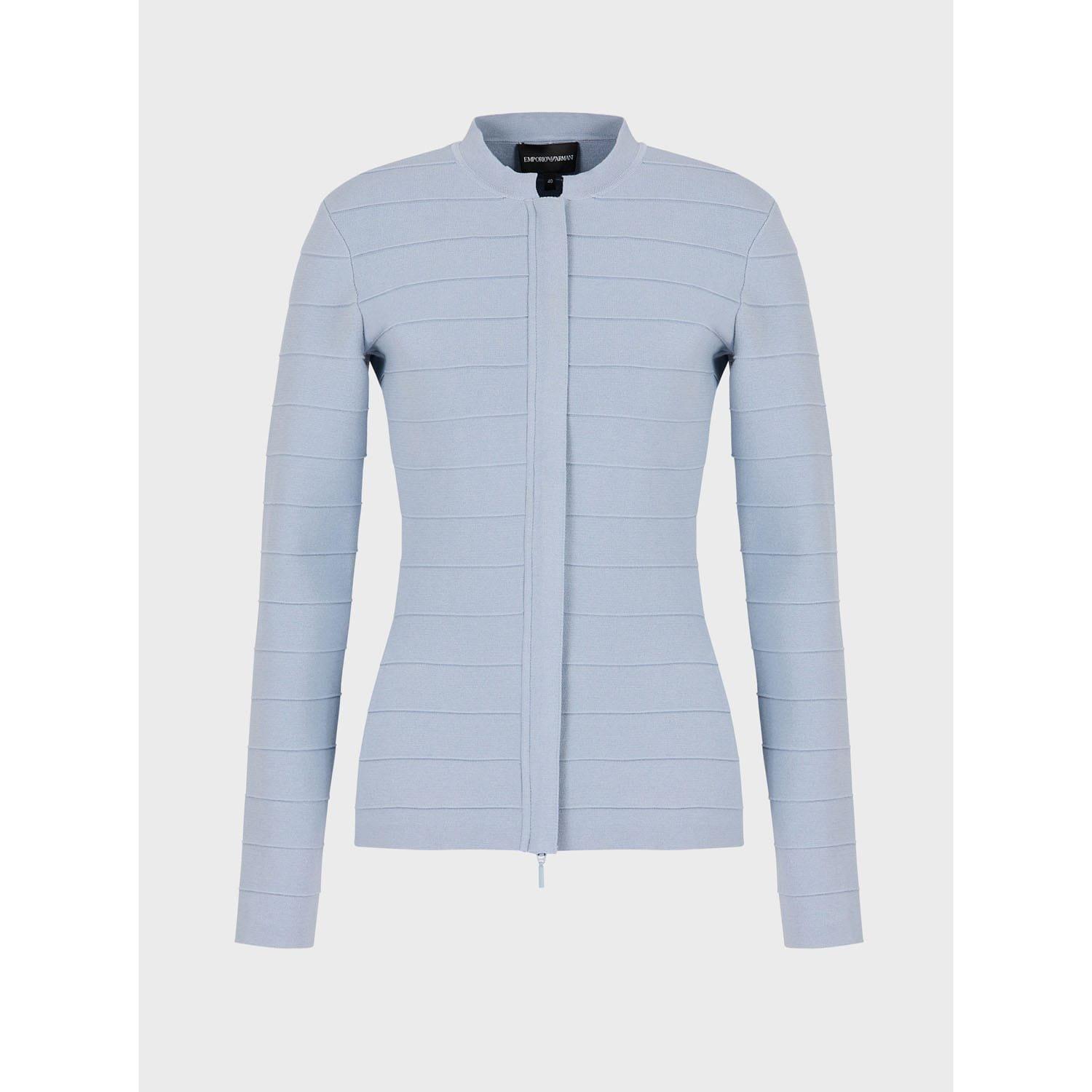 Emporio Armani Cotton Crew Neck Jacket