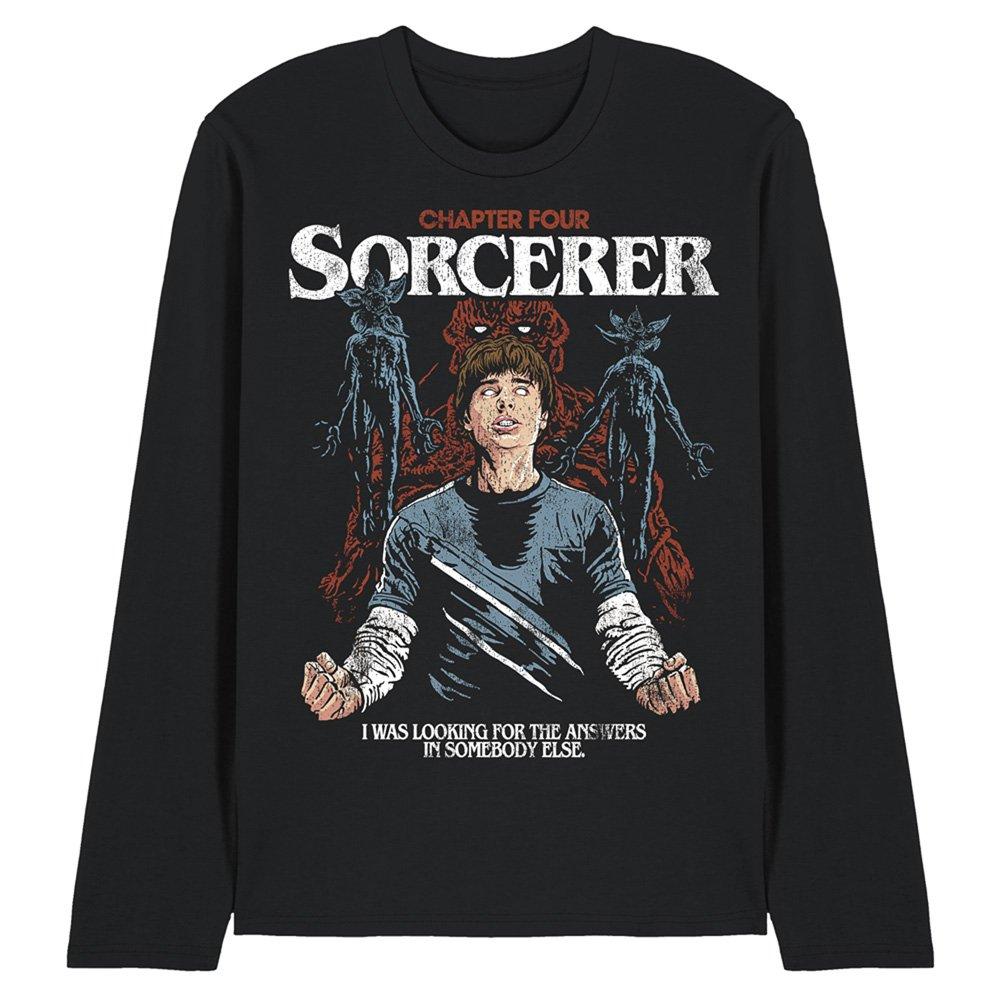 Black - Stranger Things - Stranger Things Will The Sorcerer Long Sleeve T-Sh - 1