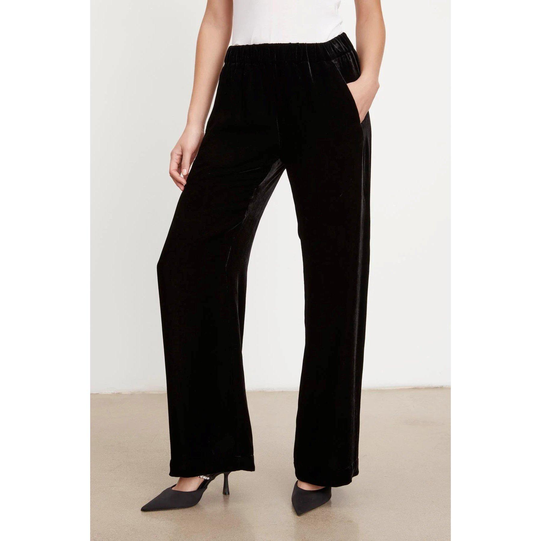 Velvet By Graham And Spencer Women's Silk Tailored Trousers - Black - 10 (S)