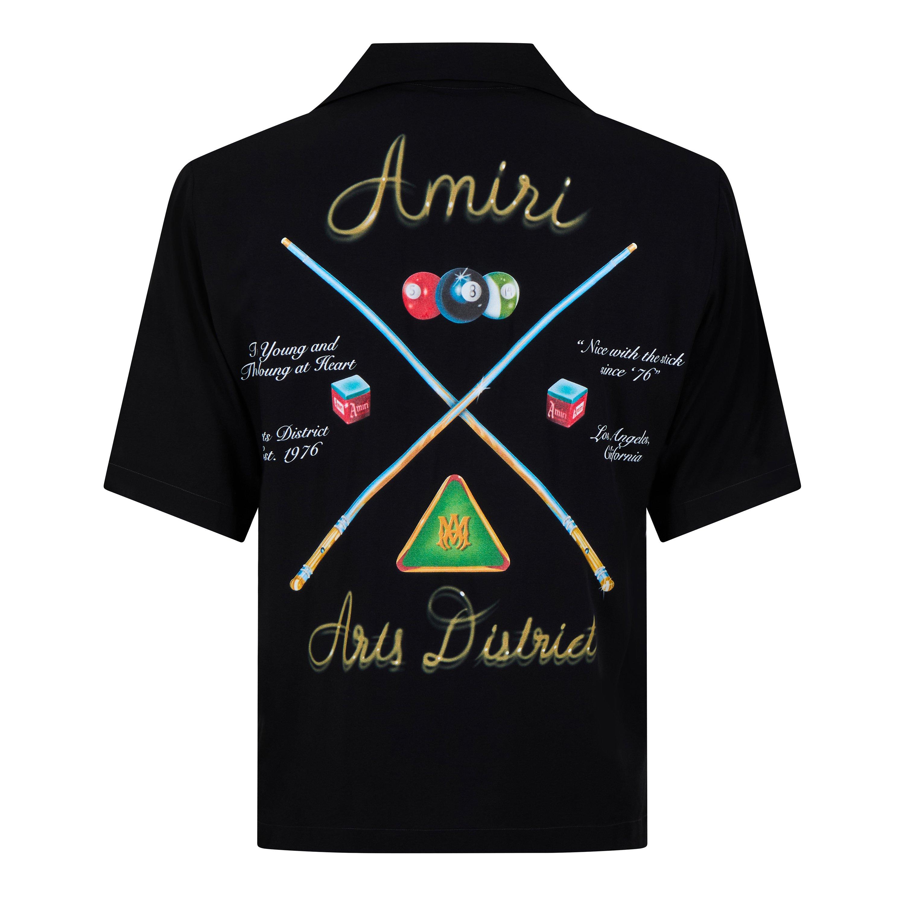 Black - Amiri - Pool Cue Bowling Shirt - 1