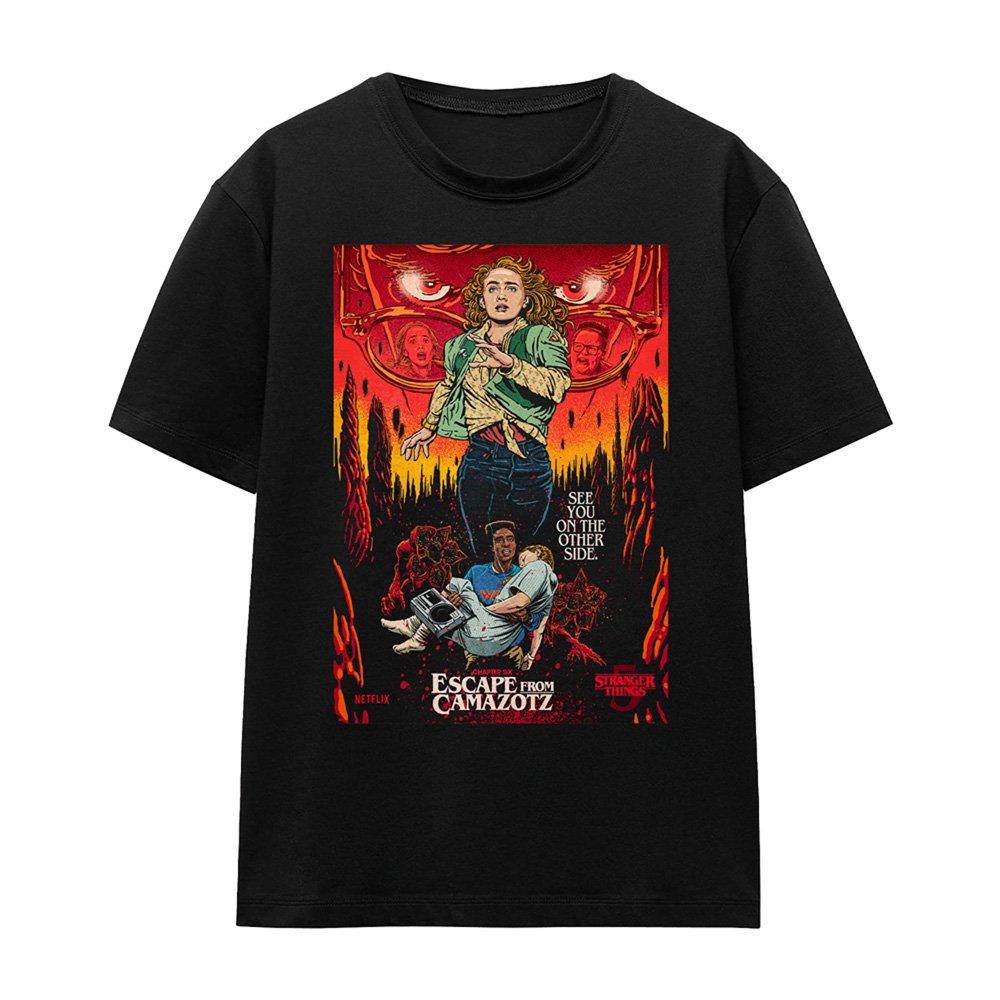 Black - Stranger Things - Stranger Things Butcher Billy S5 Ch 6 T Shirt Bla - 4