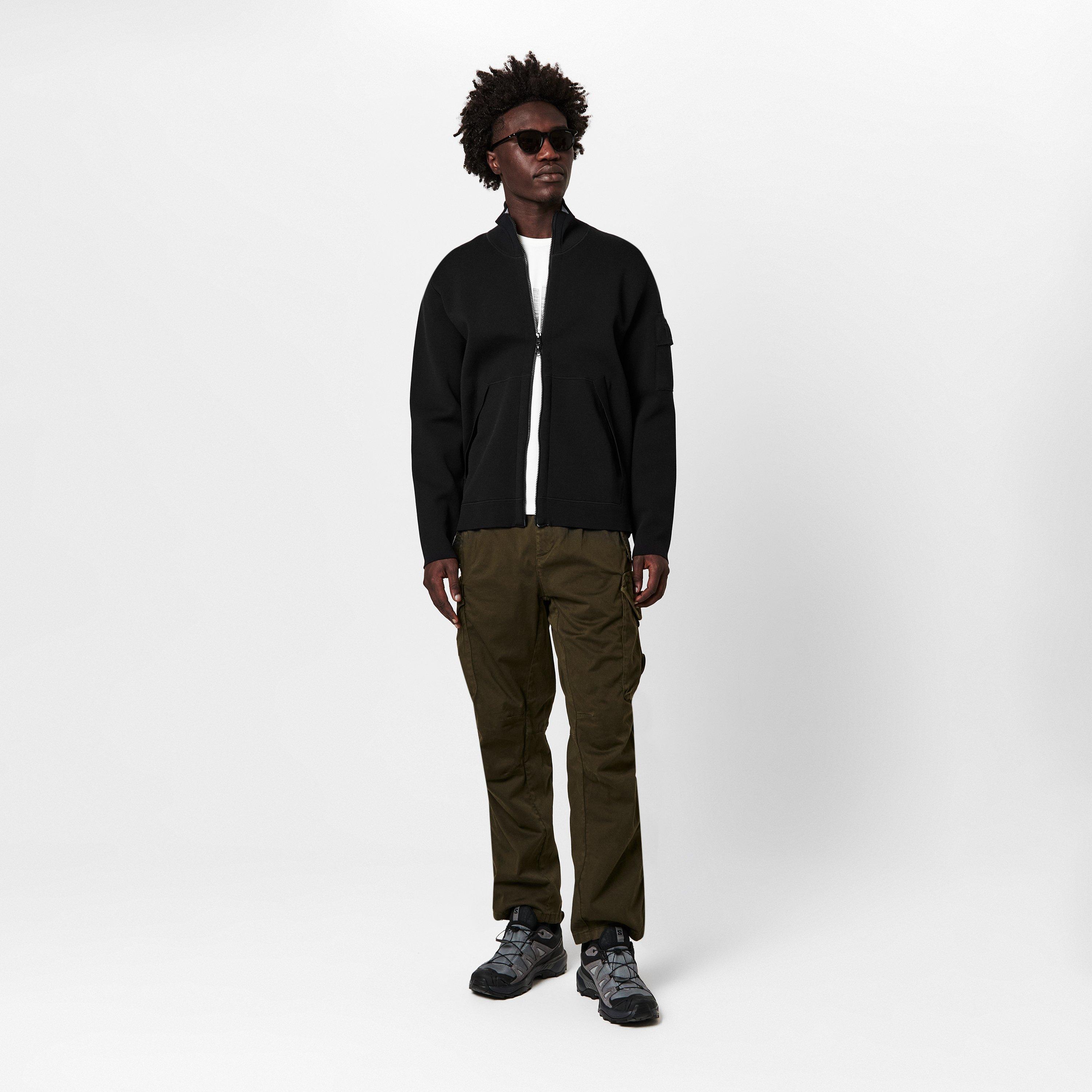 Black 999 - CP Company Metropolis - Men's Knitwear Cardigan - 6