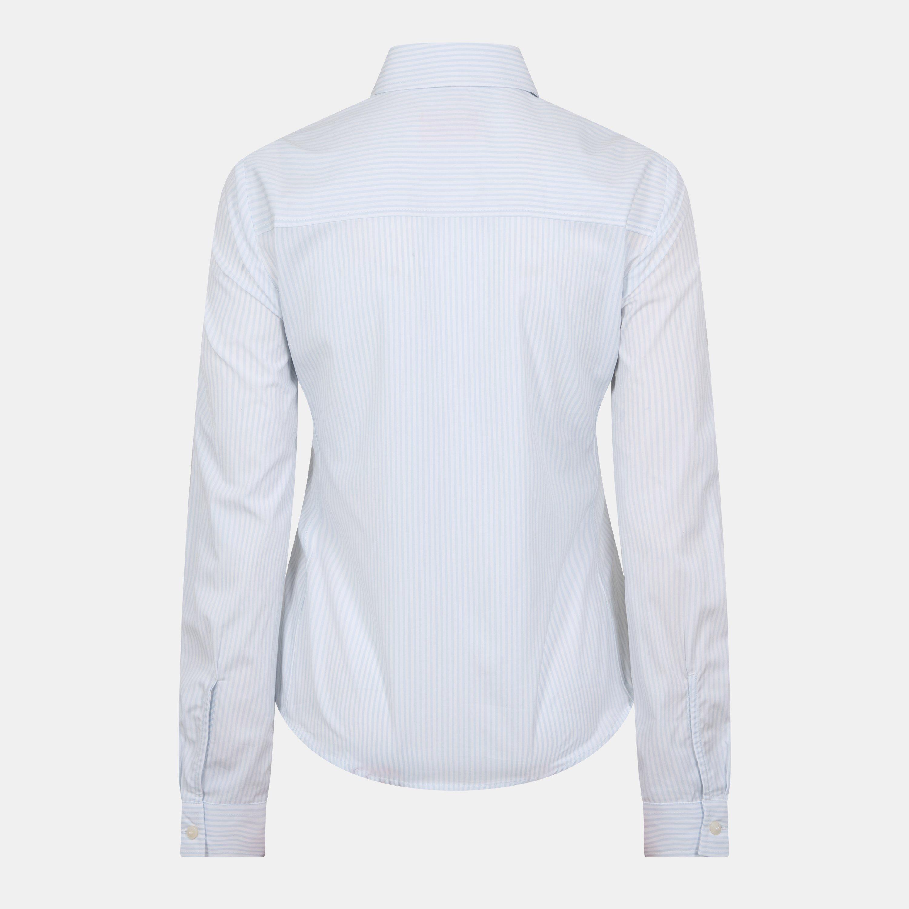 Blue - Diesel - Women's Long-Sleeve Plain Shirt - 2