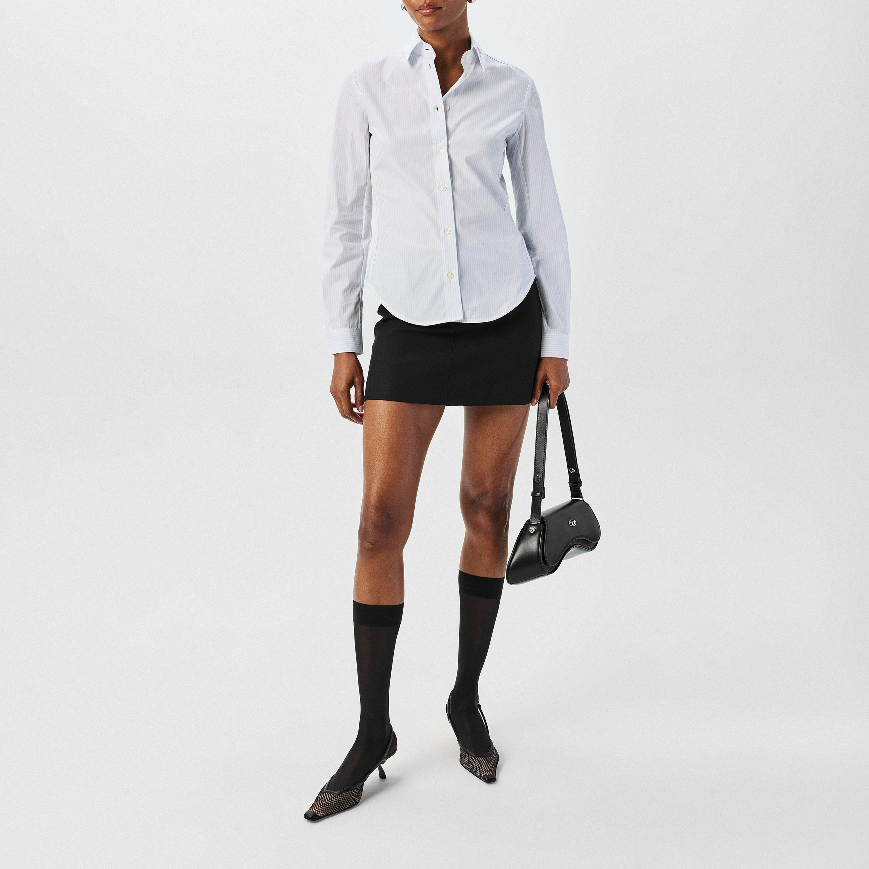 Blue - Diesel - Women's Long-Sleeve Plain Shirt - 6