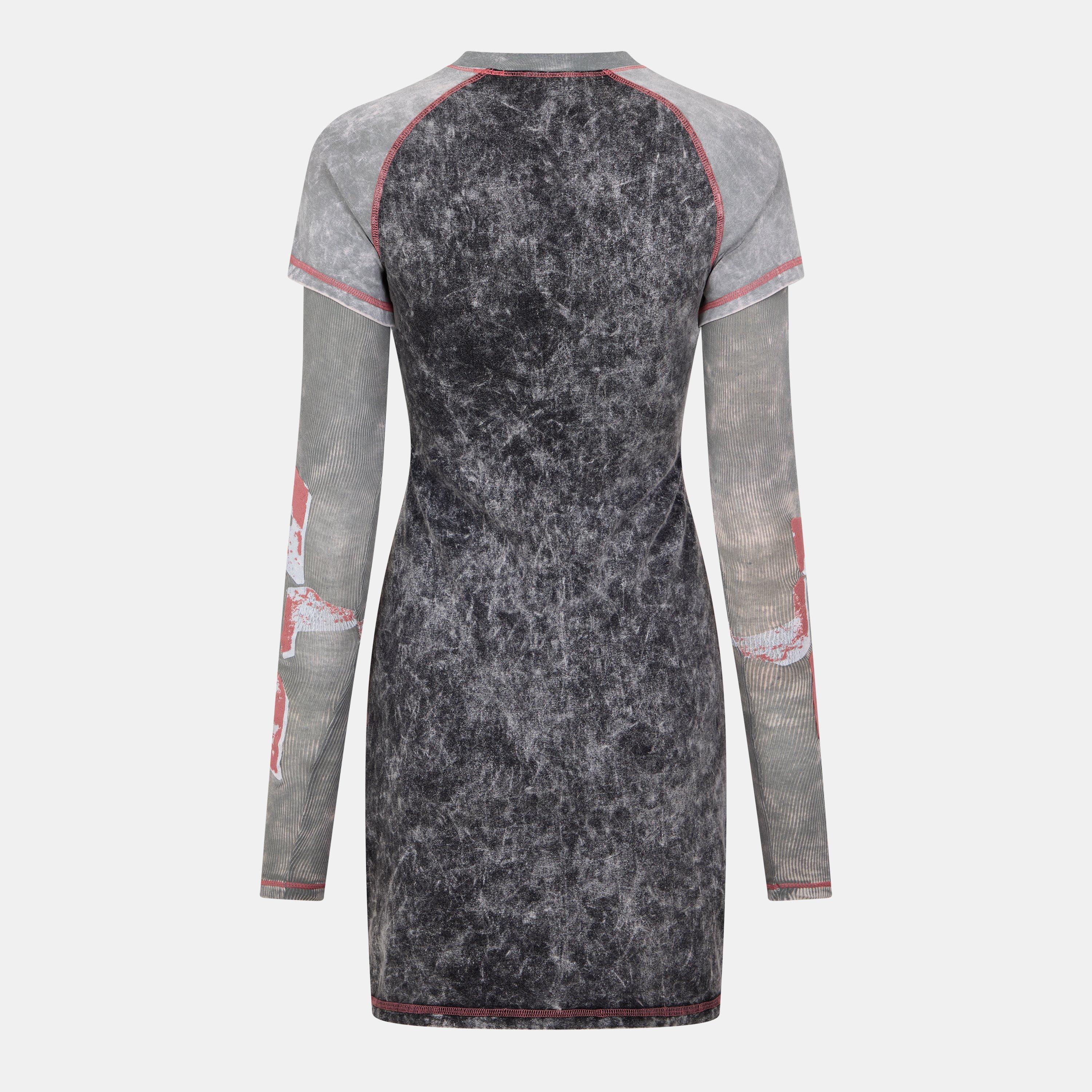 Grey - Diesel - Diesel D-Buxt Mini Dress - 2