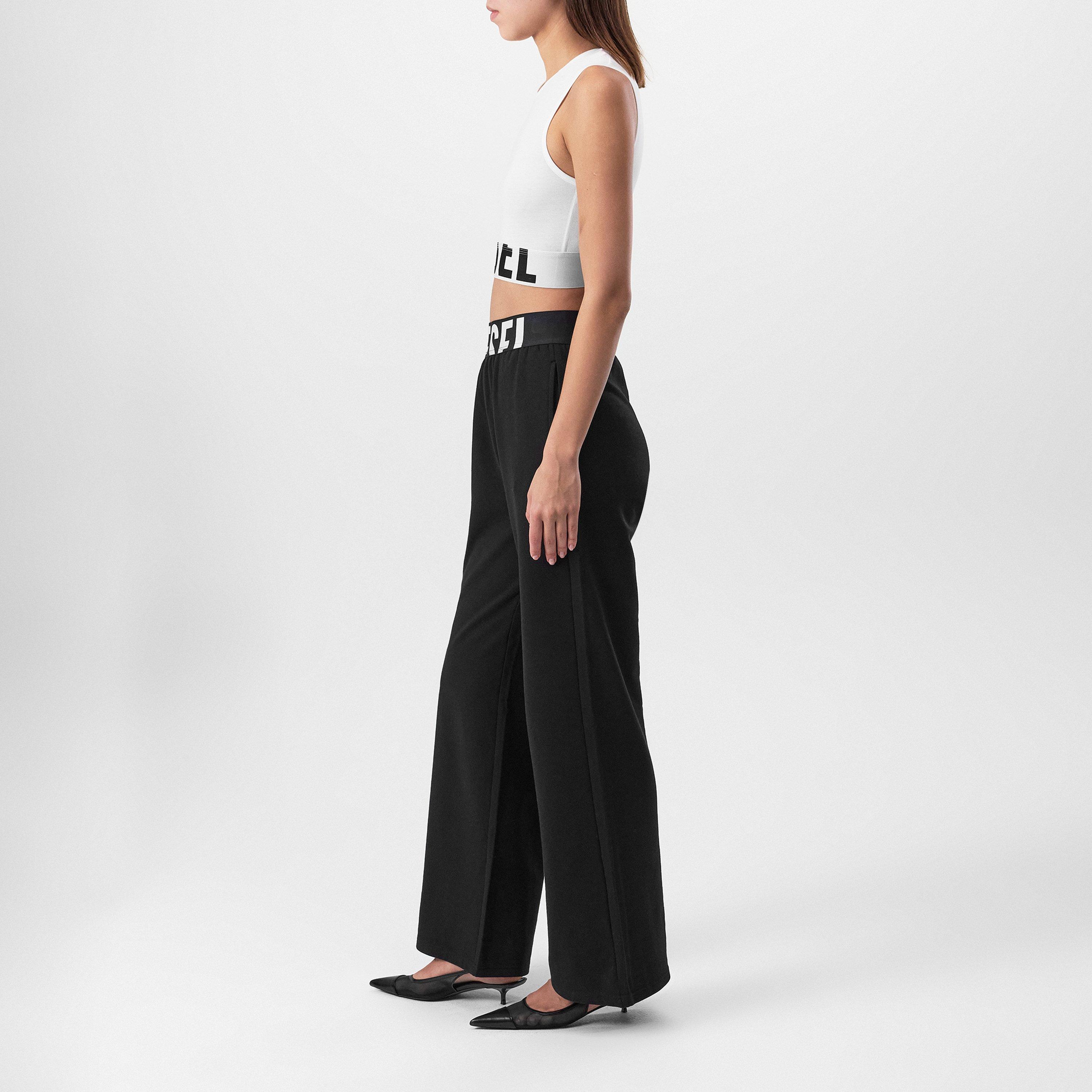 Black - Diesel - Women's Jen Pop Flared Trousers - 2