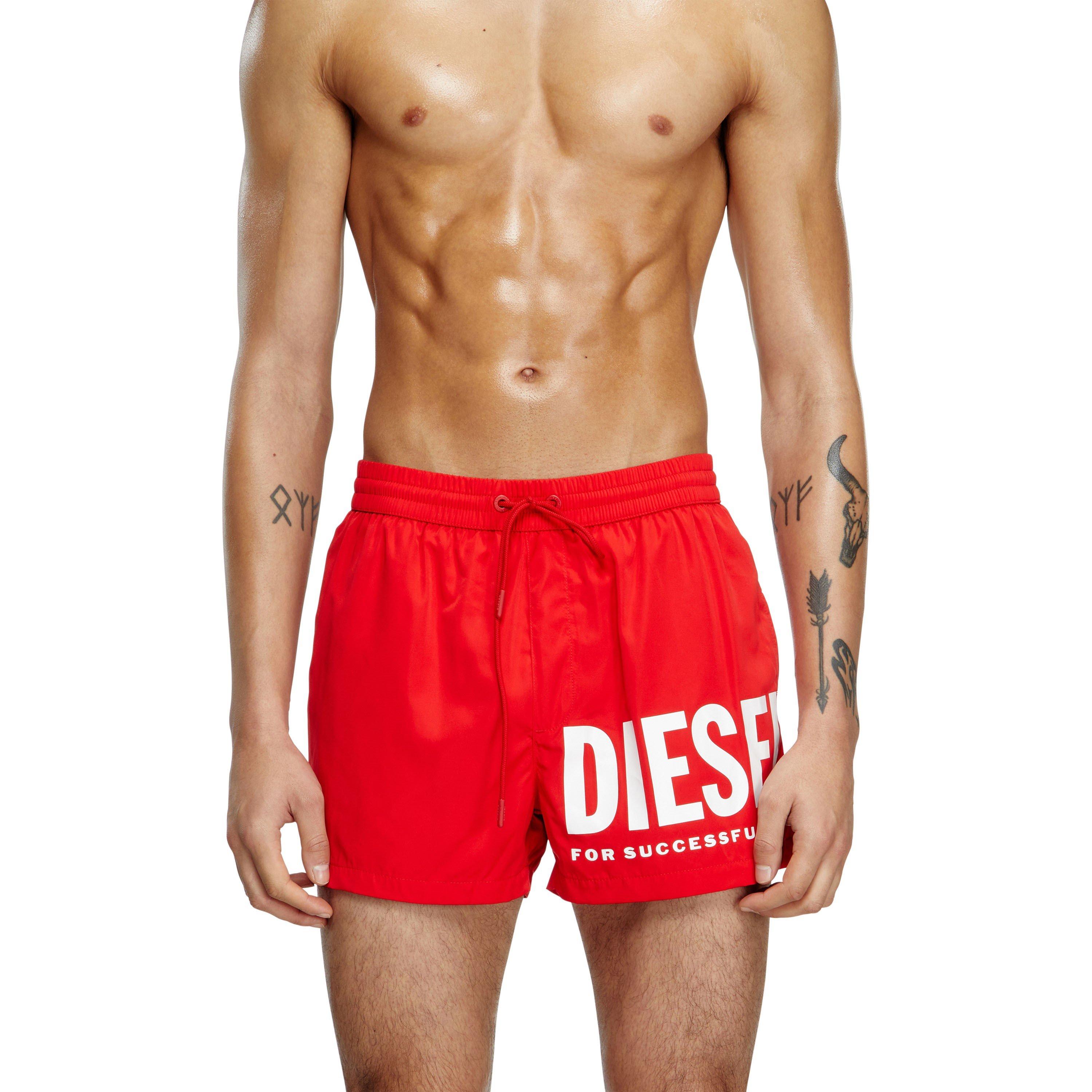 Red - Diesel - Women's MARIO Quick-Drying Swim Shorts - 1