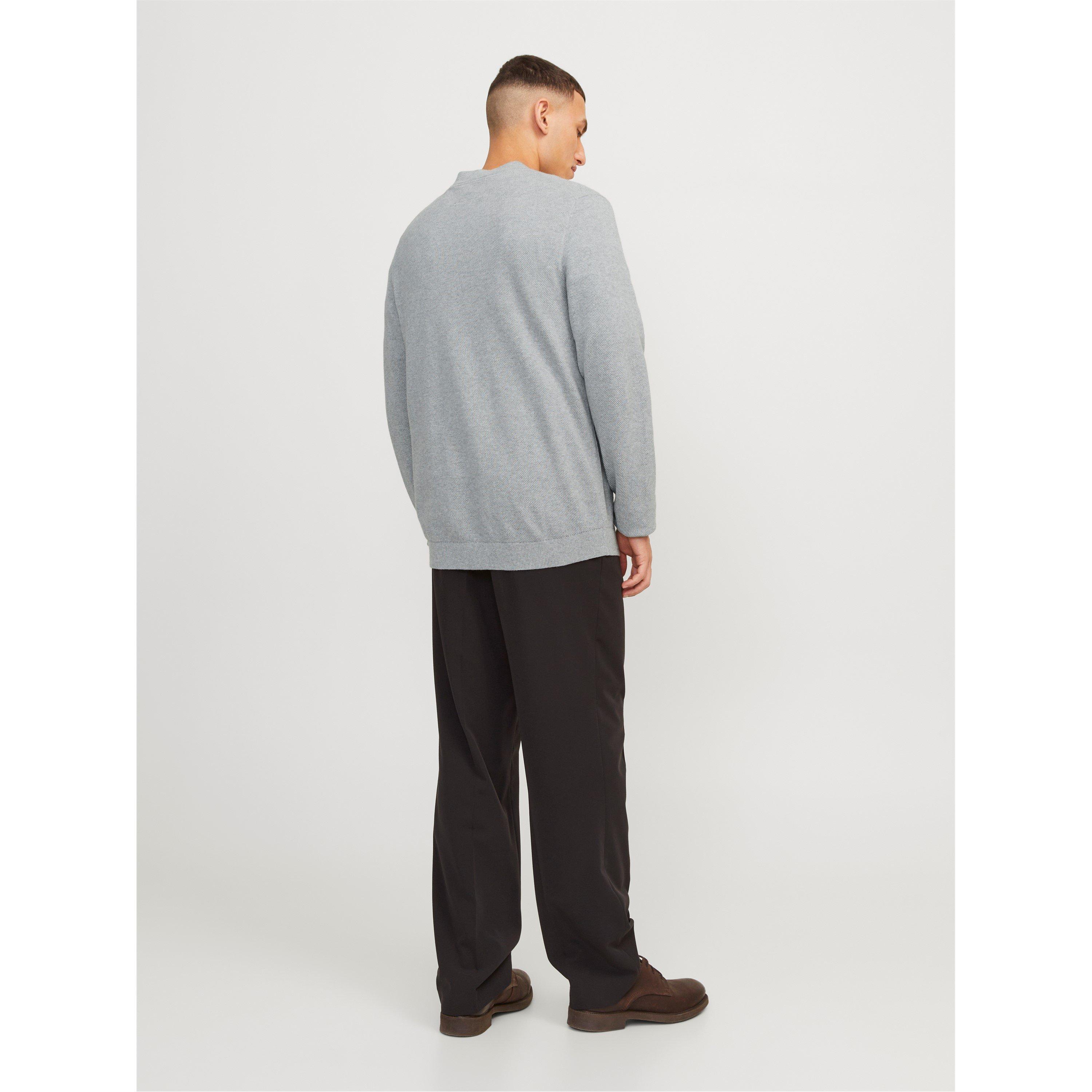 Grigio Chiaro Melange - Jack and Jones - Knitted Cardigan - 4