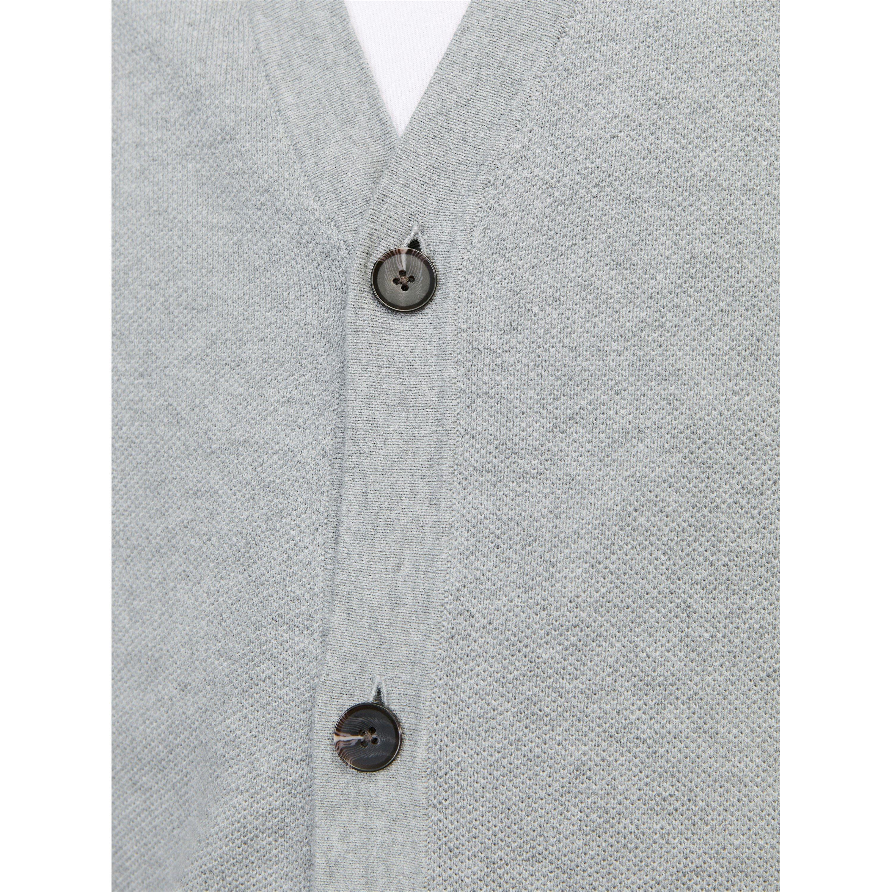 Grigio Chiaro Melange - Jack and Jones - Knitted Cardigan - 5