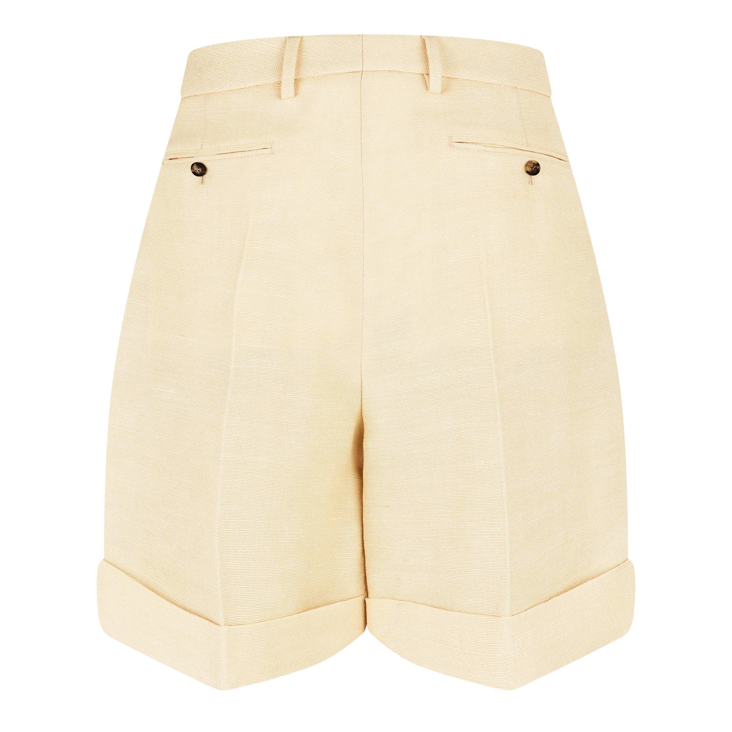 Beige - Valentino - Men's Bermuda Chino Shorts - 6