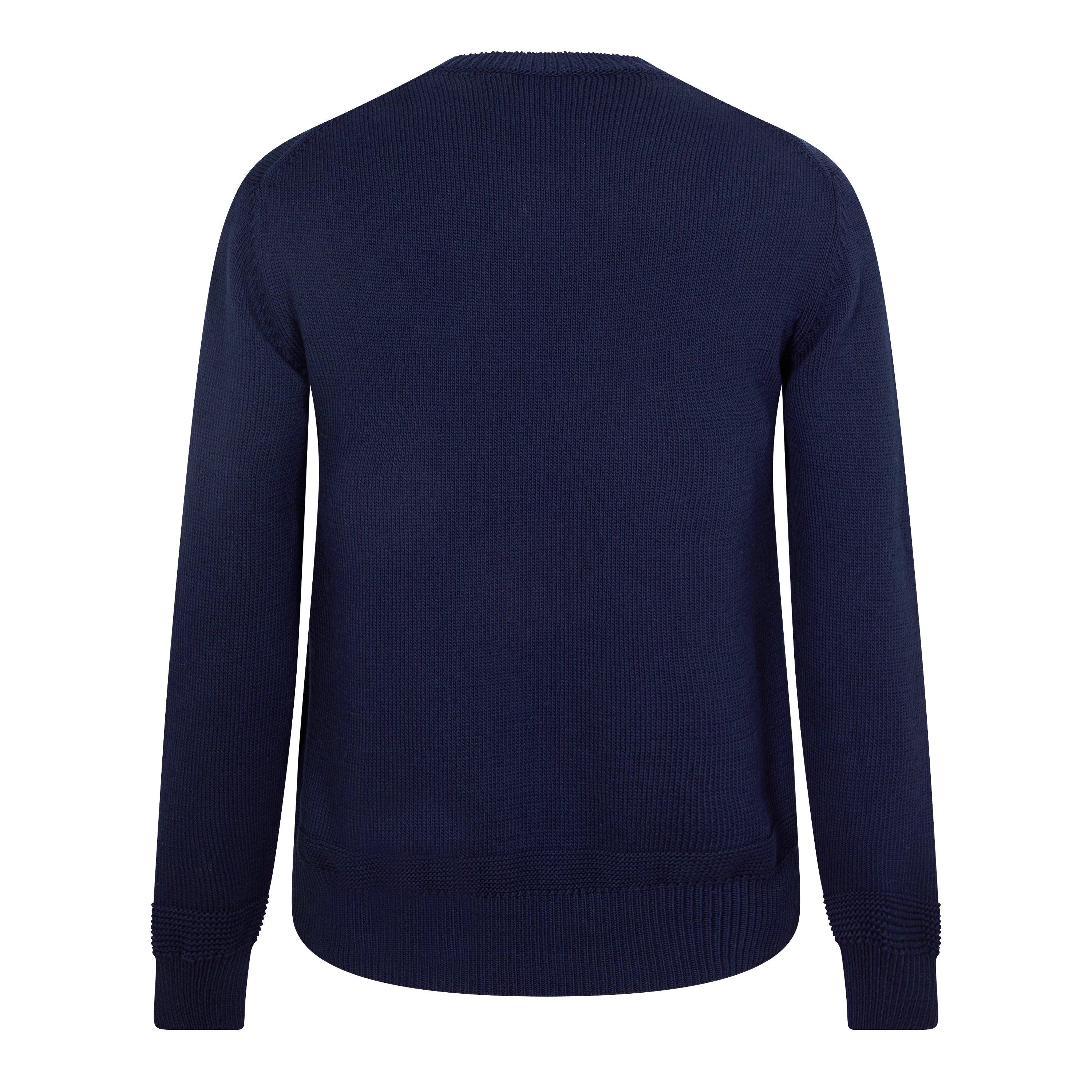 Navy 779 - Moncler - Crew Knit  Cashmere Jumper - 2