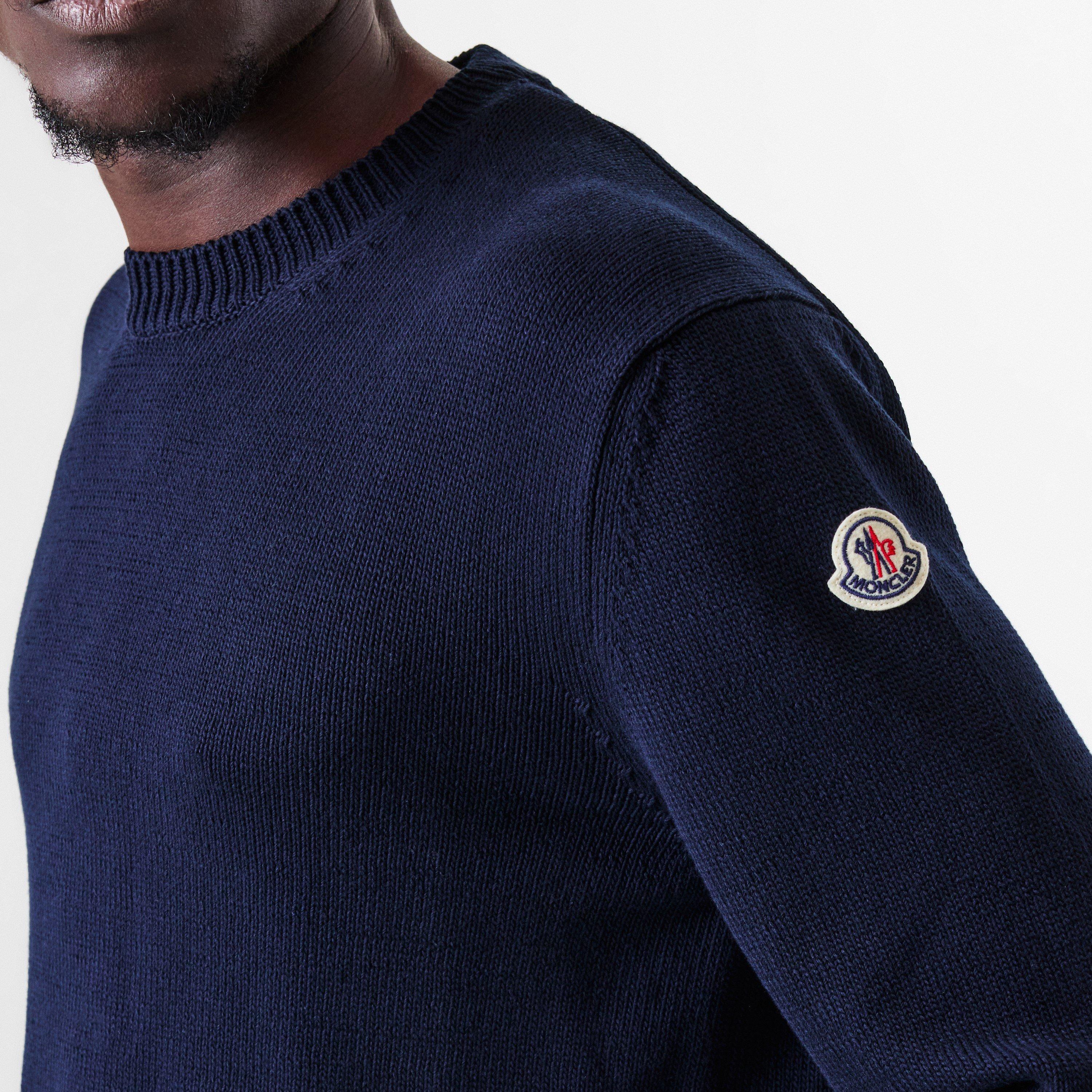 Navy 779 - Moncler - Crew Knit  Cashmere Jumper - 5