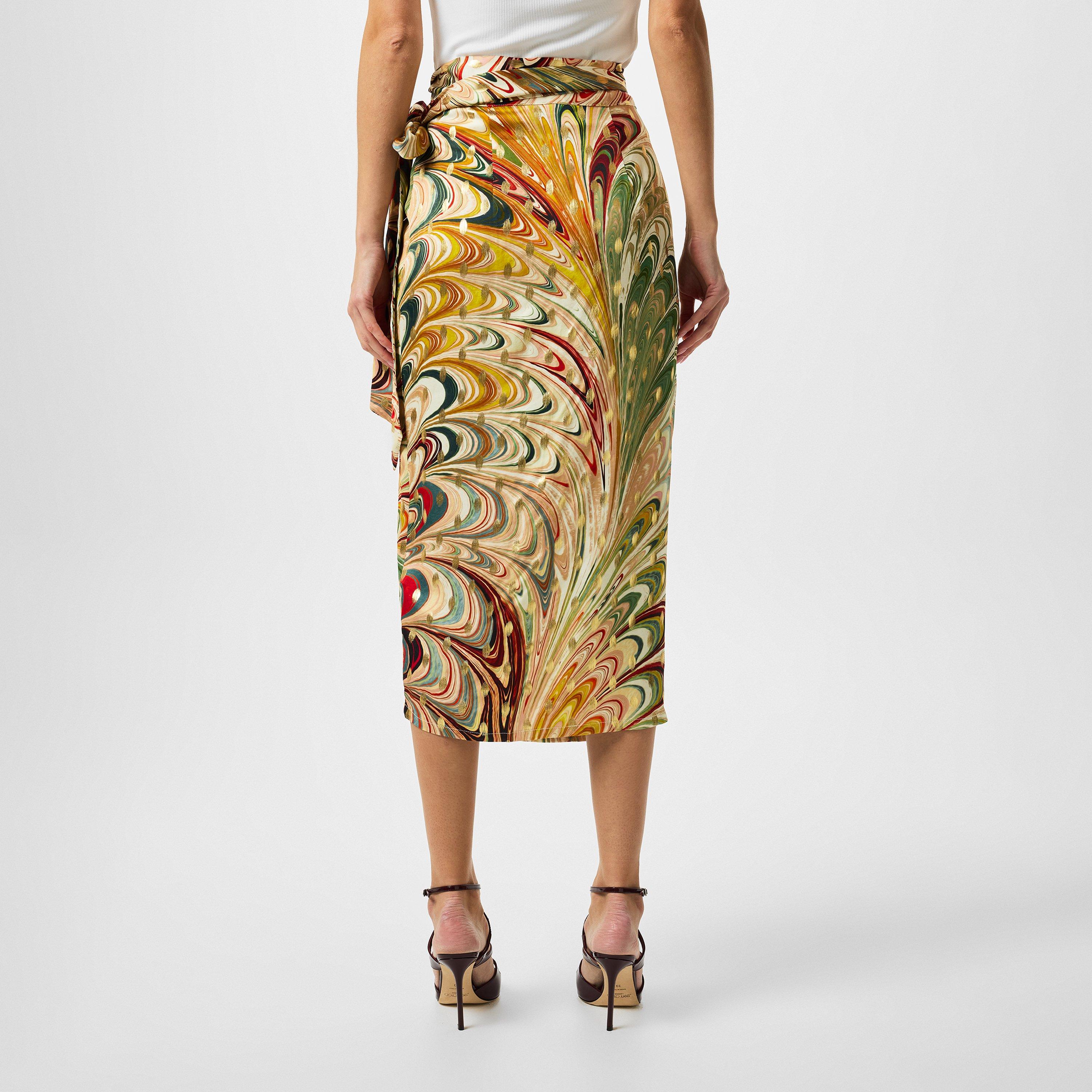 Cream - Never Fully Dressed - Multi Marble Jaspre Skirt - 3