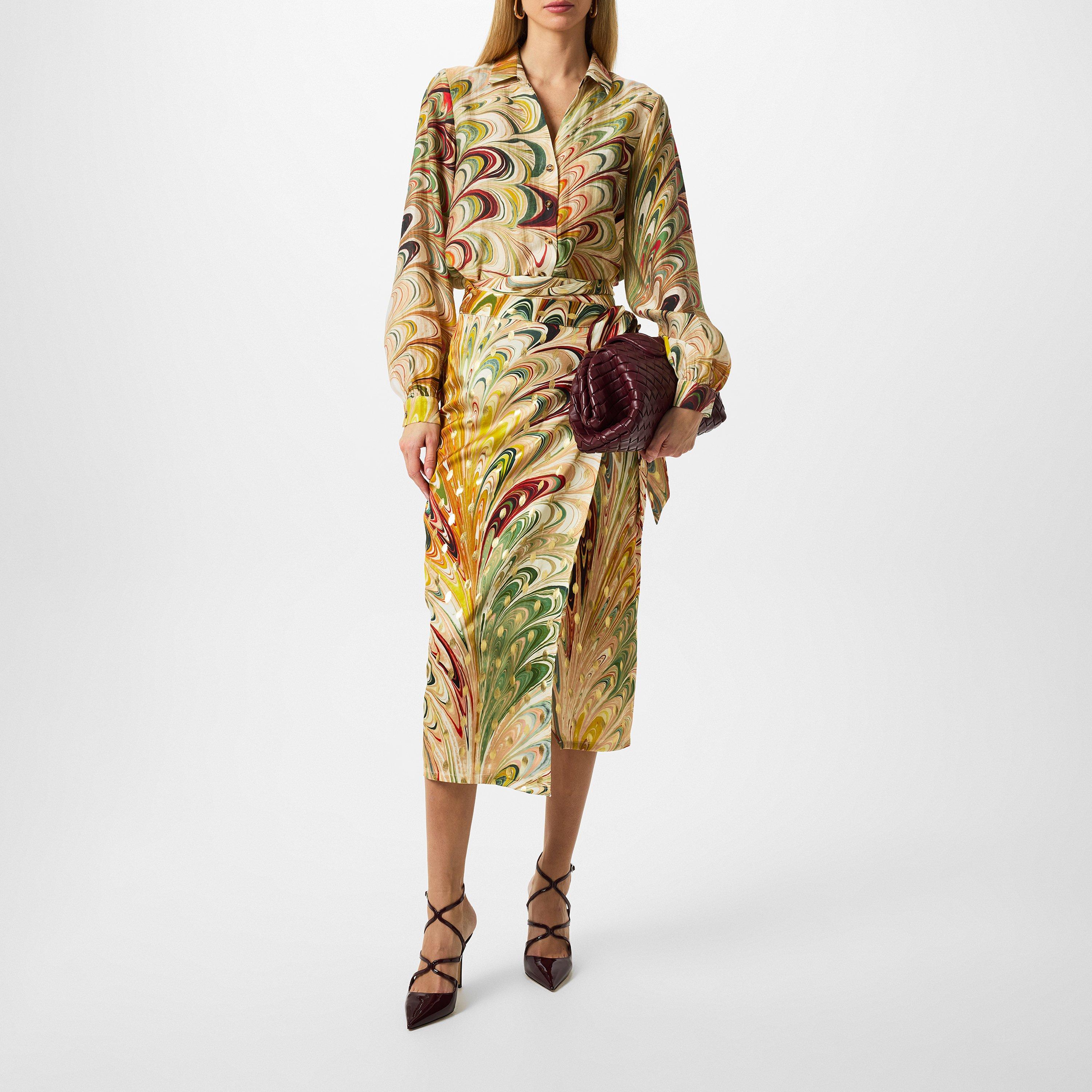 Cream - Never Fully Dressed - Multi Marble Jaspre Skirt - 4