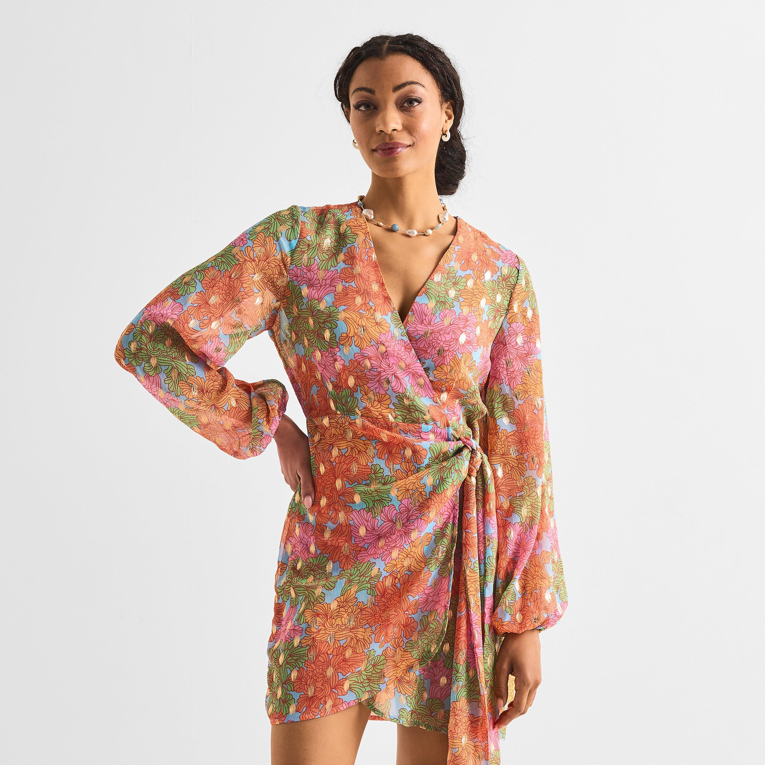 Multi - Never Fully Dressed - Floral Mini Vienna Dress - 3