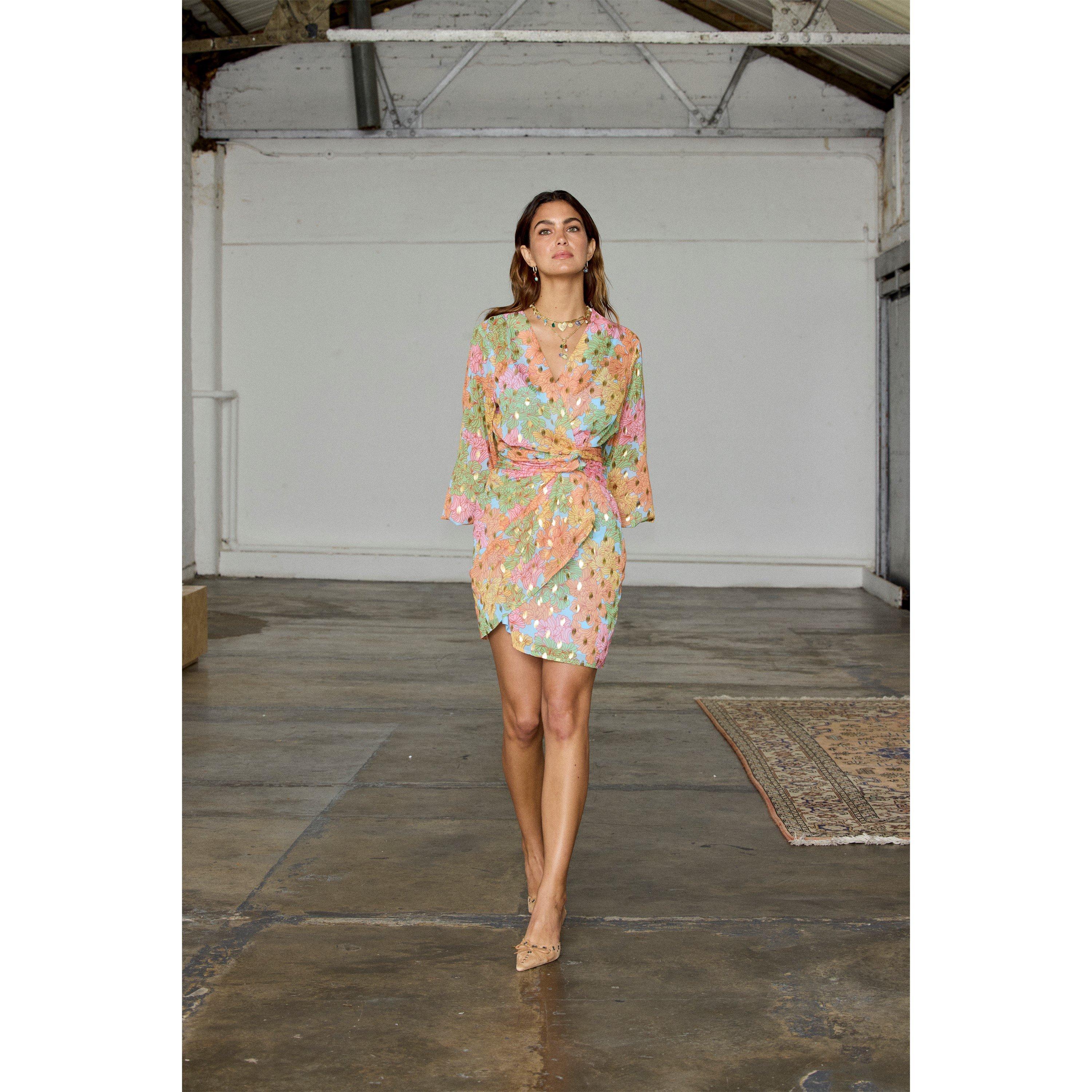 Multi - Never Fully Dressed - Floral Mini Vienna Dress - 7