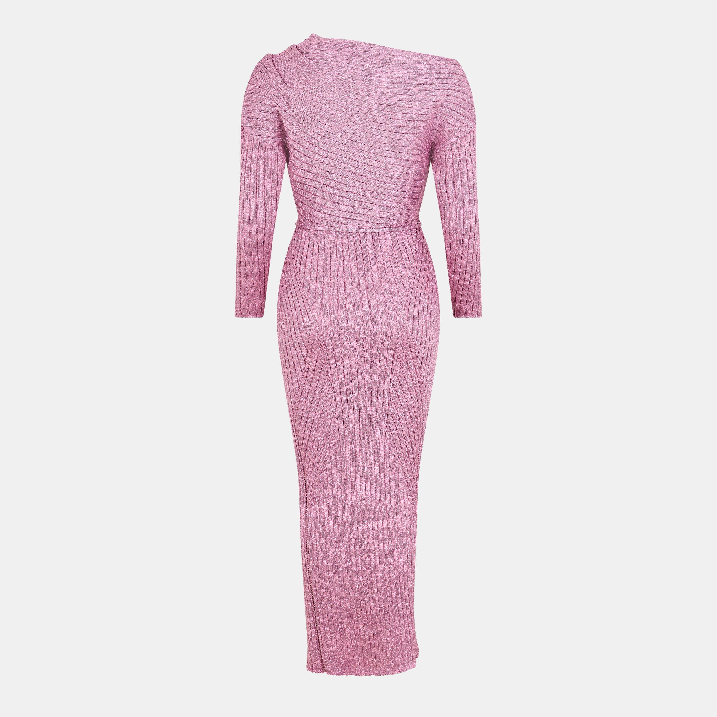 Pink - Never Fully Dressed - Women's Knitted Tilly Maxi Dress - 2