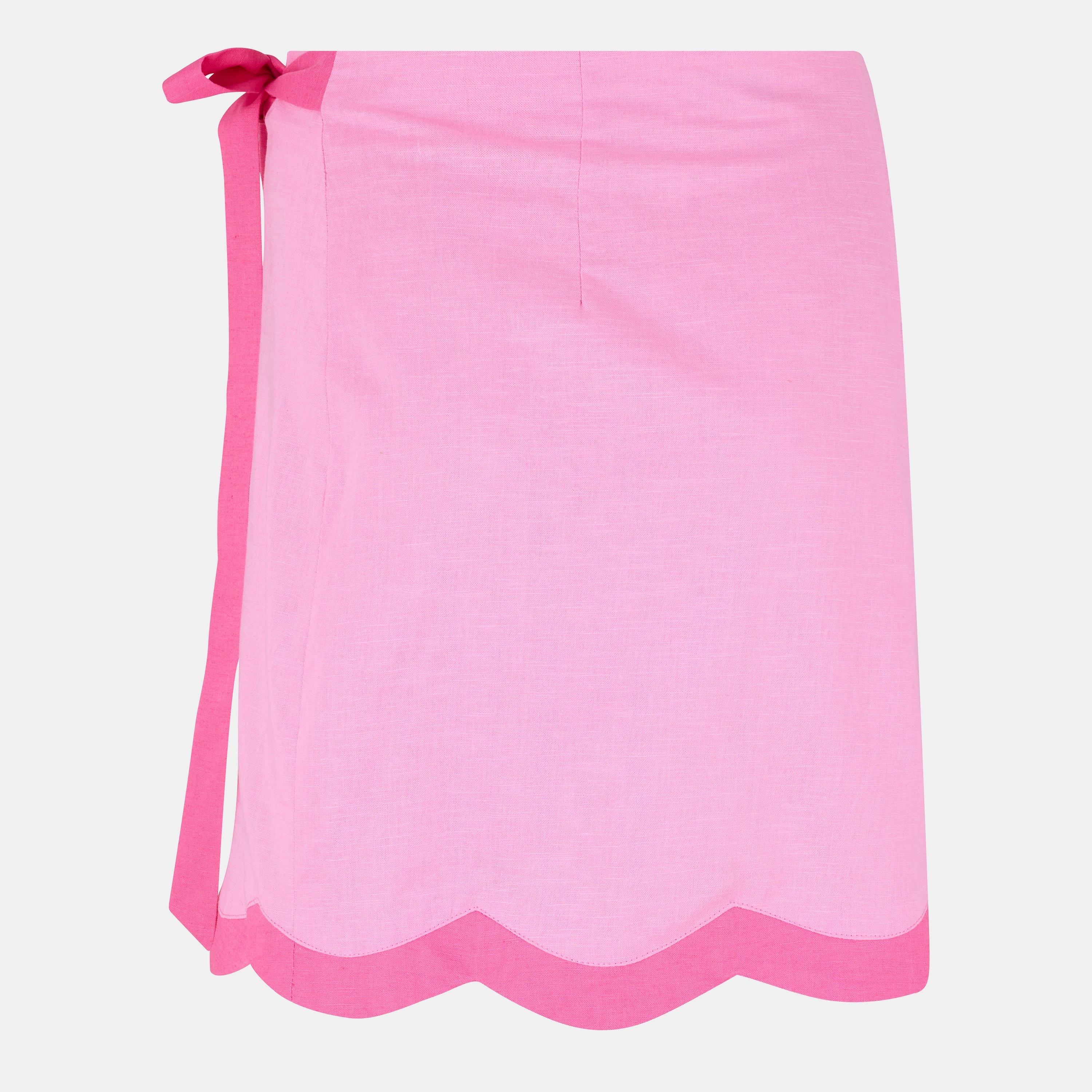 Pink - Never Fully Dressed - Scallop Mini Jaspre Skirt - 2