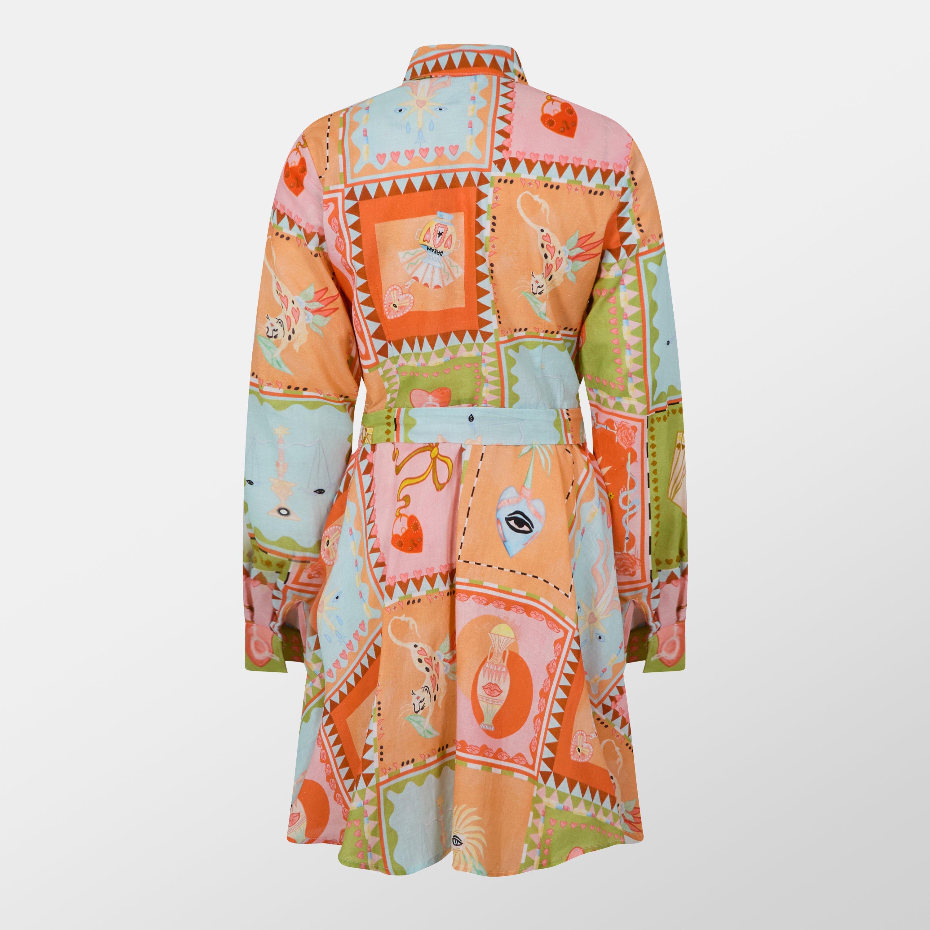 Multi - Never Fully Dressed - Lauren Shirt Dress - 2