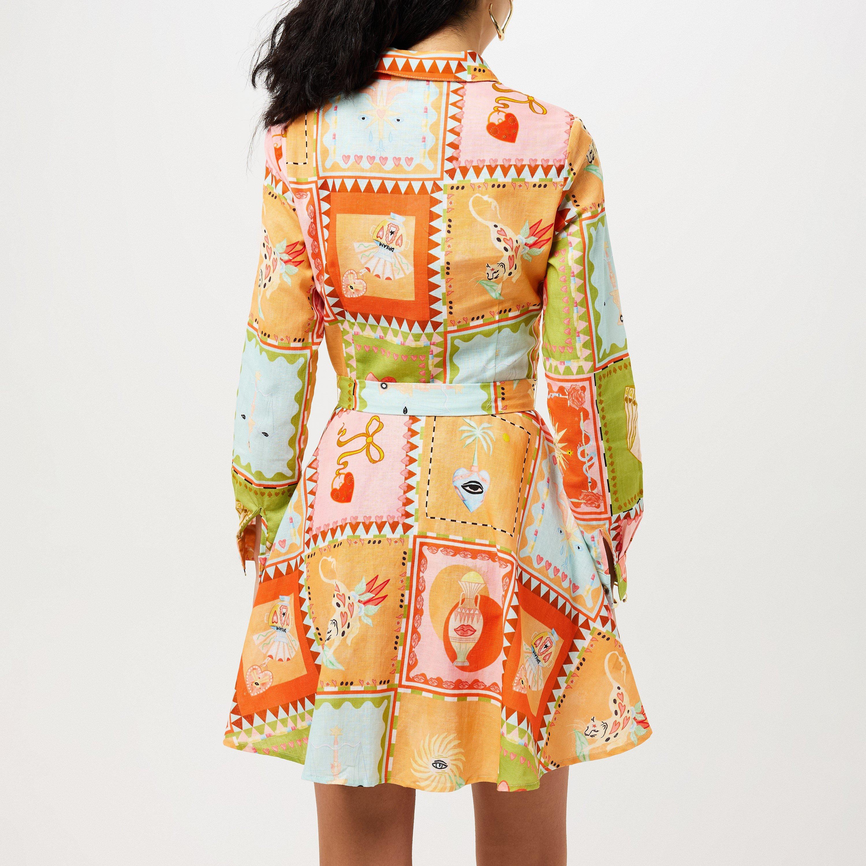 Multi - Never Fully Dressed - Lauren Shirt Dress - 3