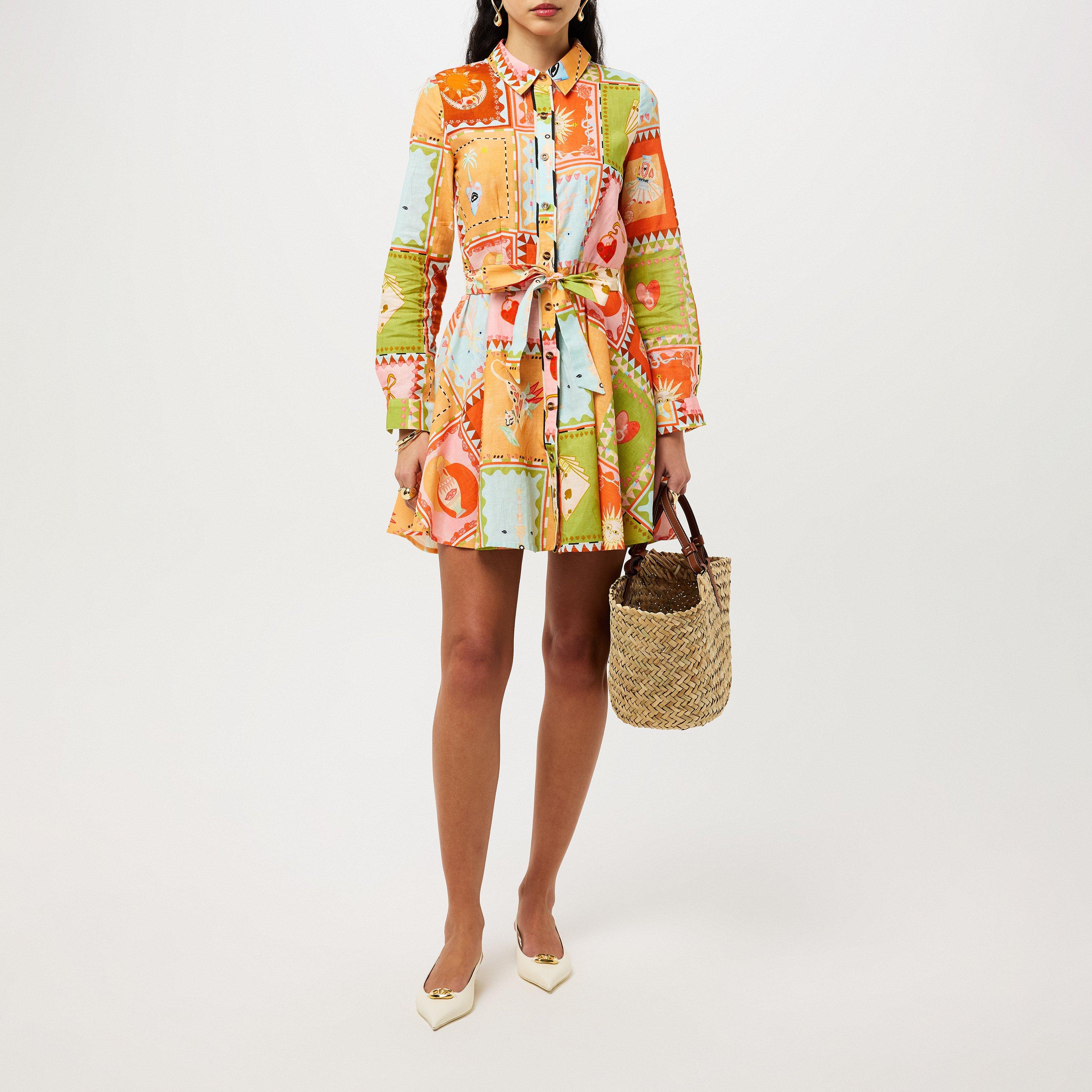 Multi - Never Fully Dressed - Lauren Shirt Dress - 4