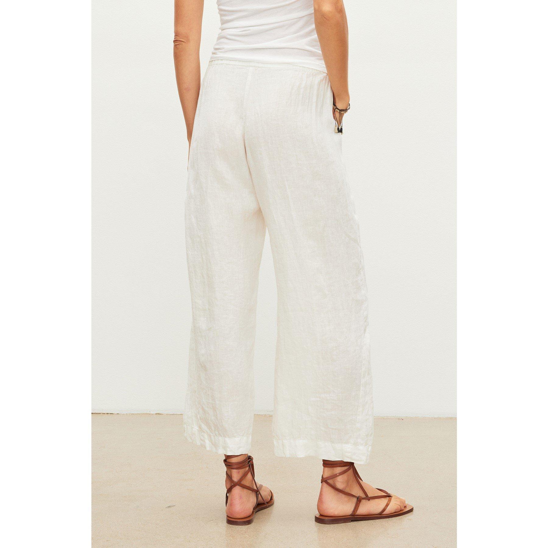 Chalk - Velvet by Graham and Spencer - Women's Tailored Trousers - 2